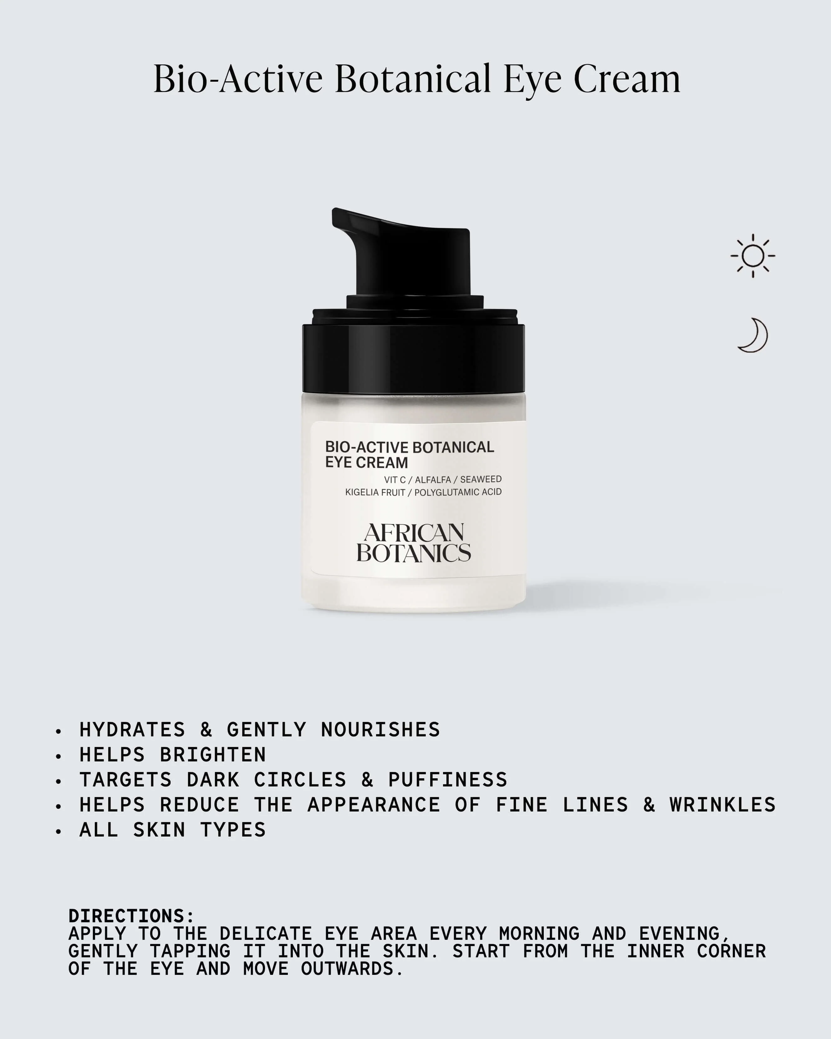 African Botanics Bio-Active Botanical Eye Cream - Image 2