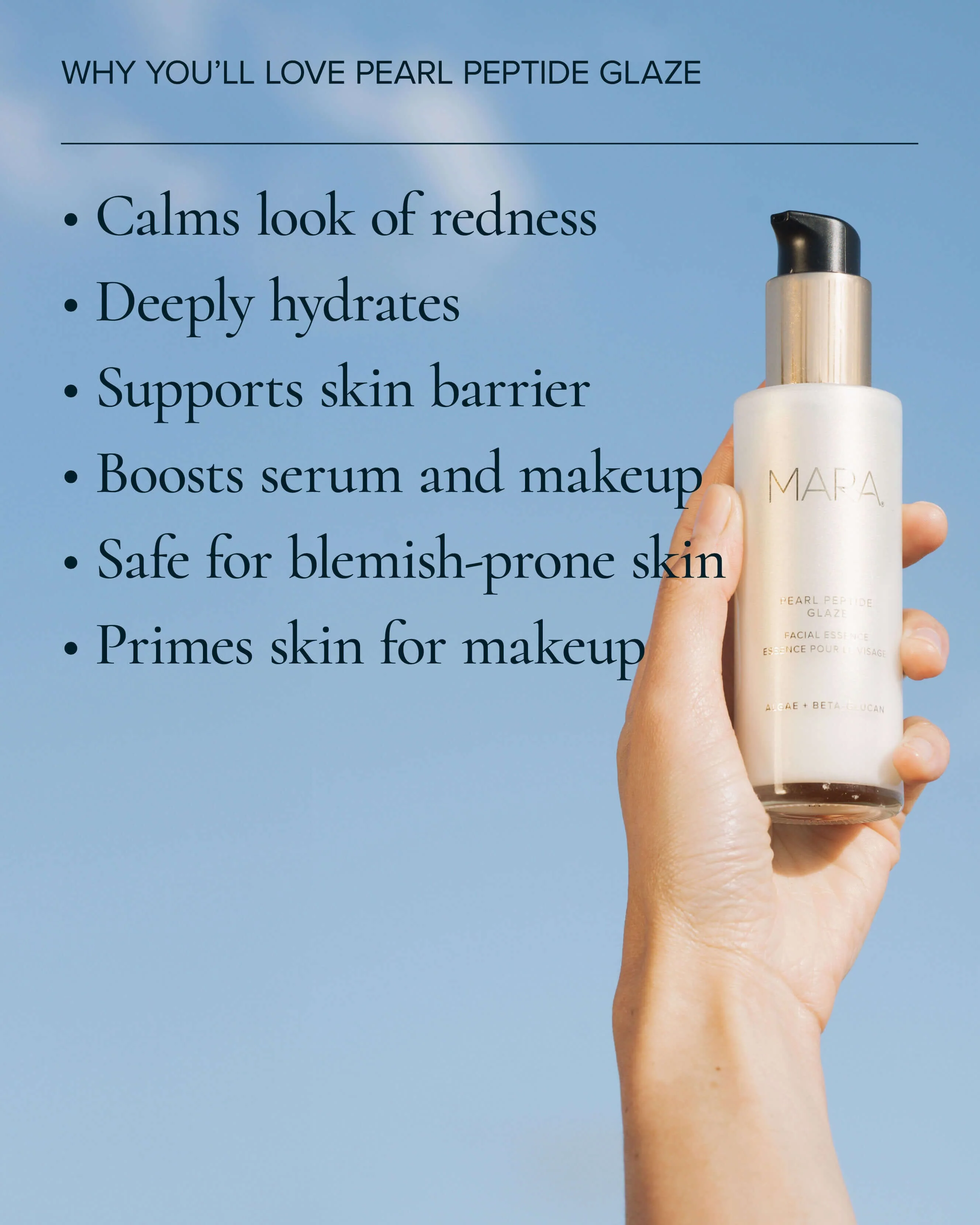 Pearl Peptide Glaze 3-in-1 Essence Toner Serum for Hydration & Redness - Image 7