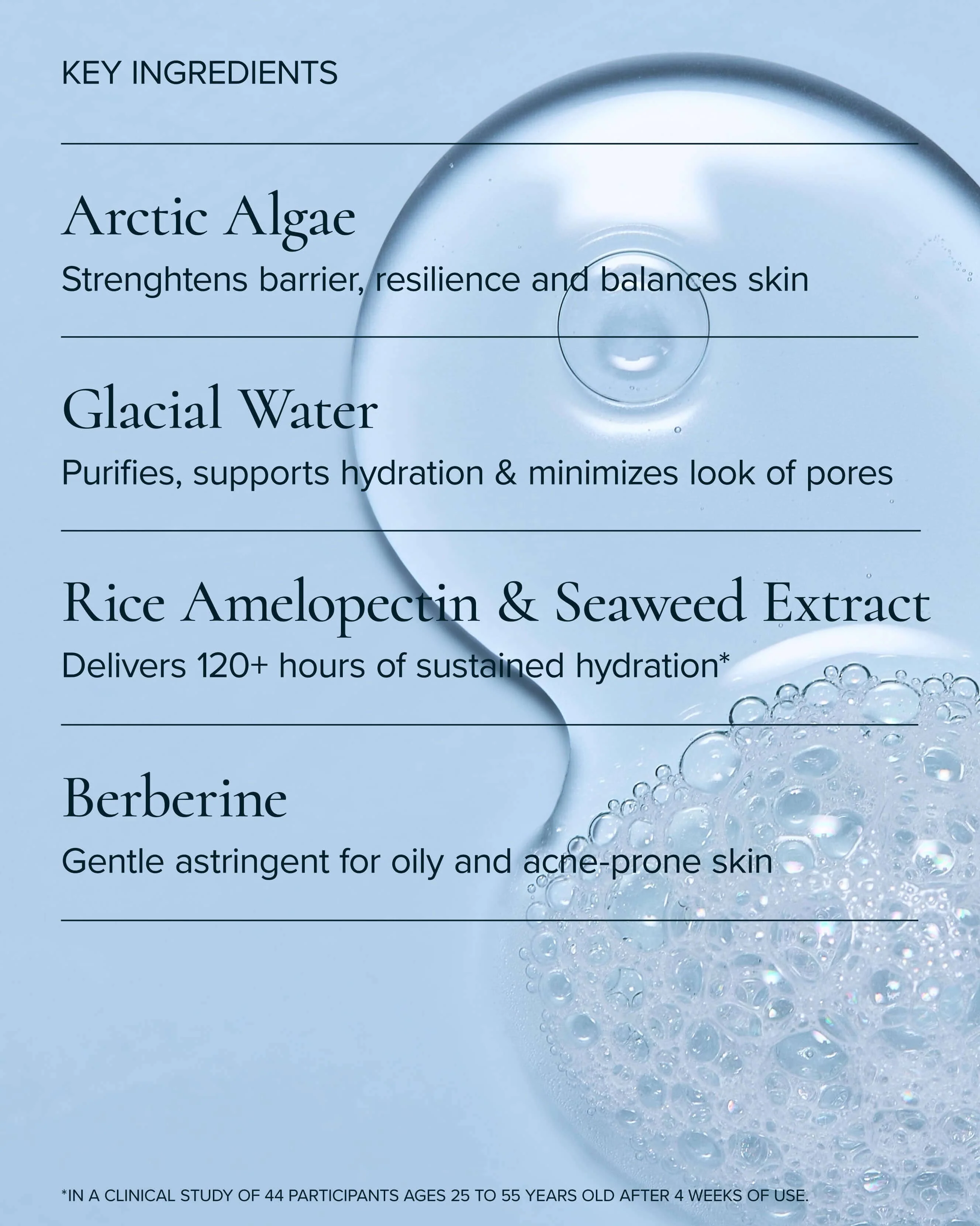 Aura Cleanse Gentle Foaming Gel Cleanser for Dry Skin with Algae - Image 2