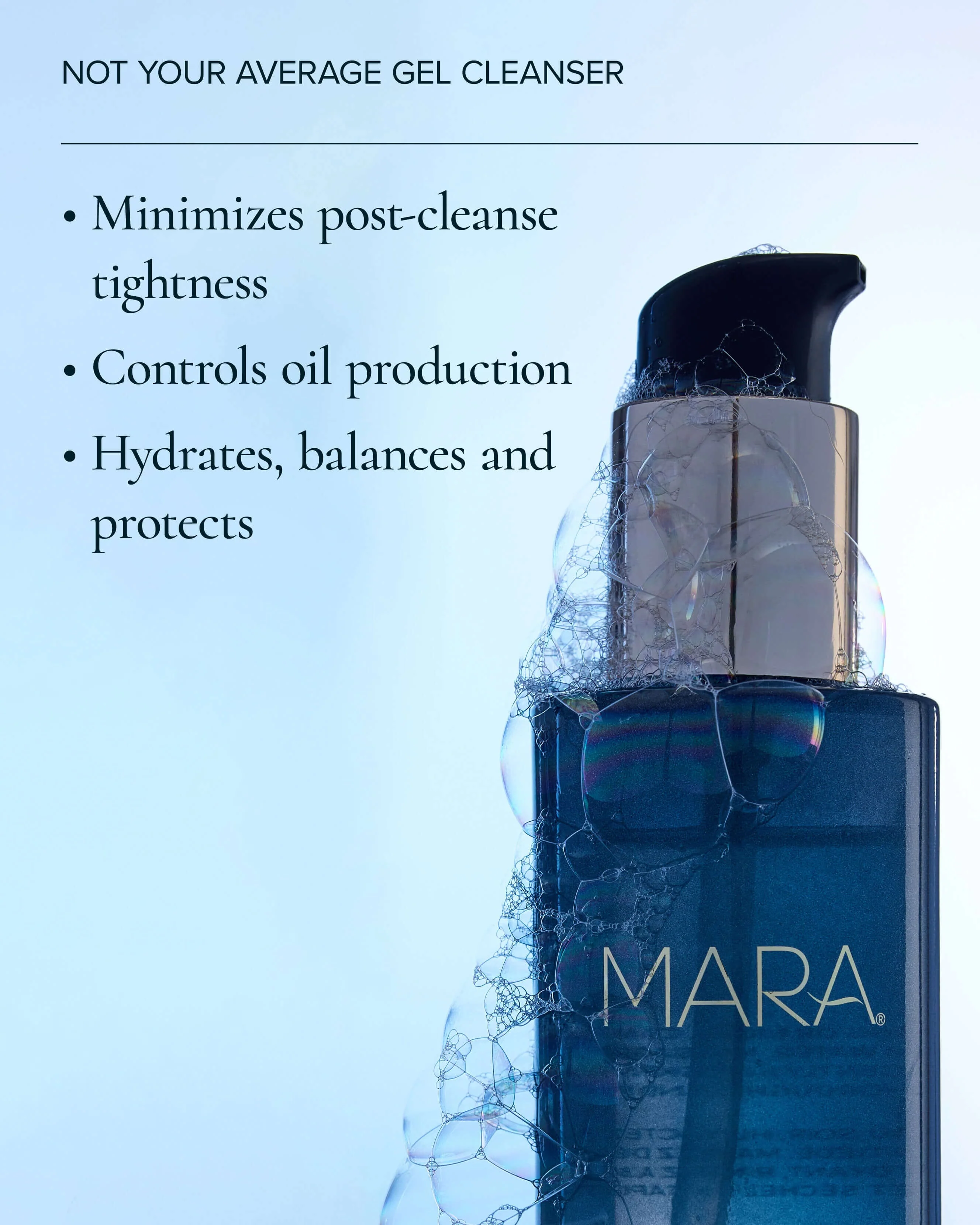 Aura Cleanse Gentle Foaming Gel Cleanser for Dry Skin with Algae - Image 6