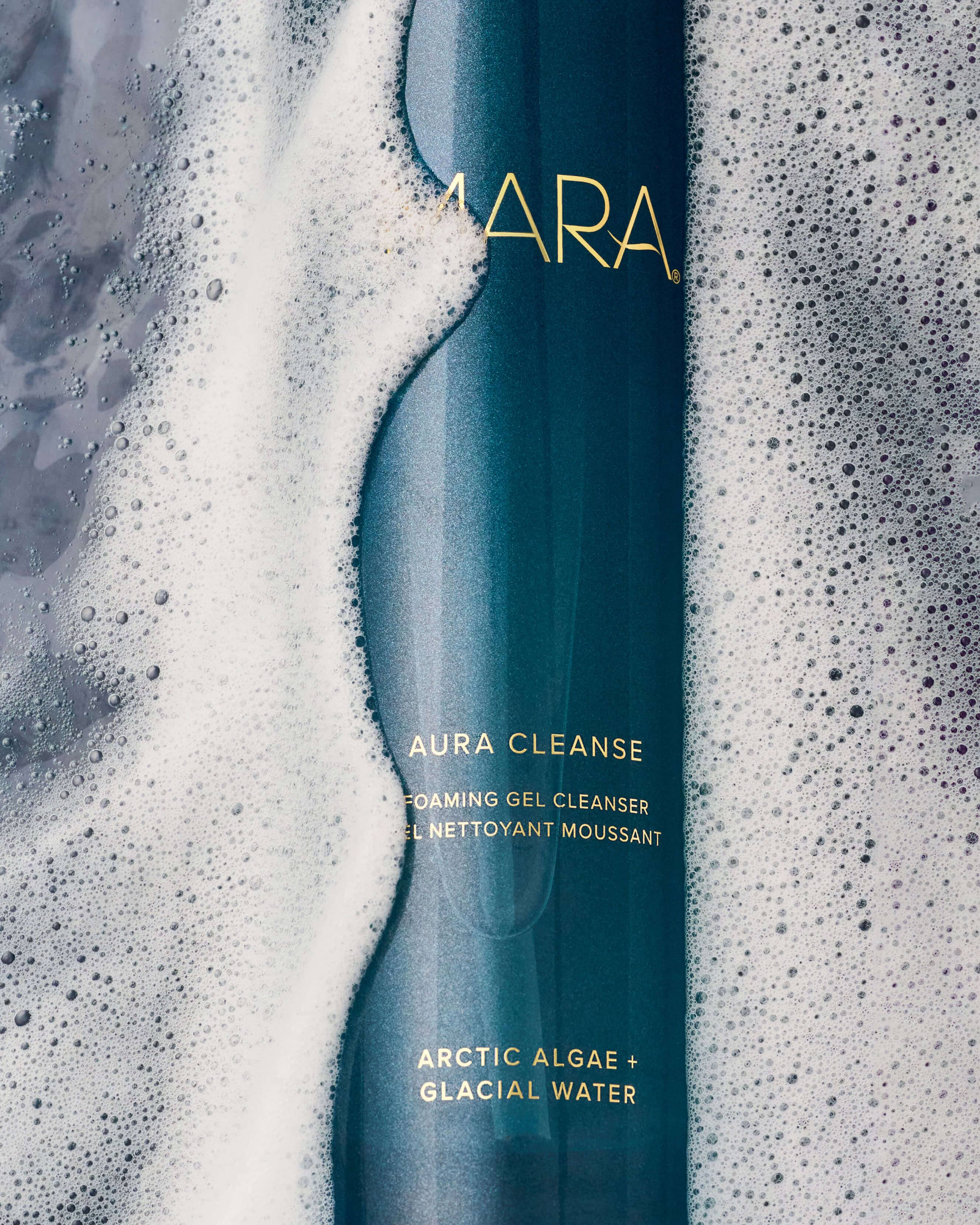 Aura Cleanse Gentle Foaming Gel Cleanser for Dry Skin with Algae - Image 9