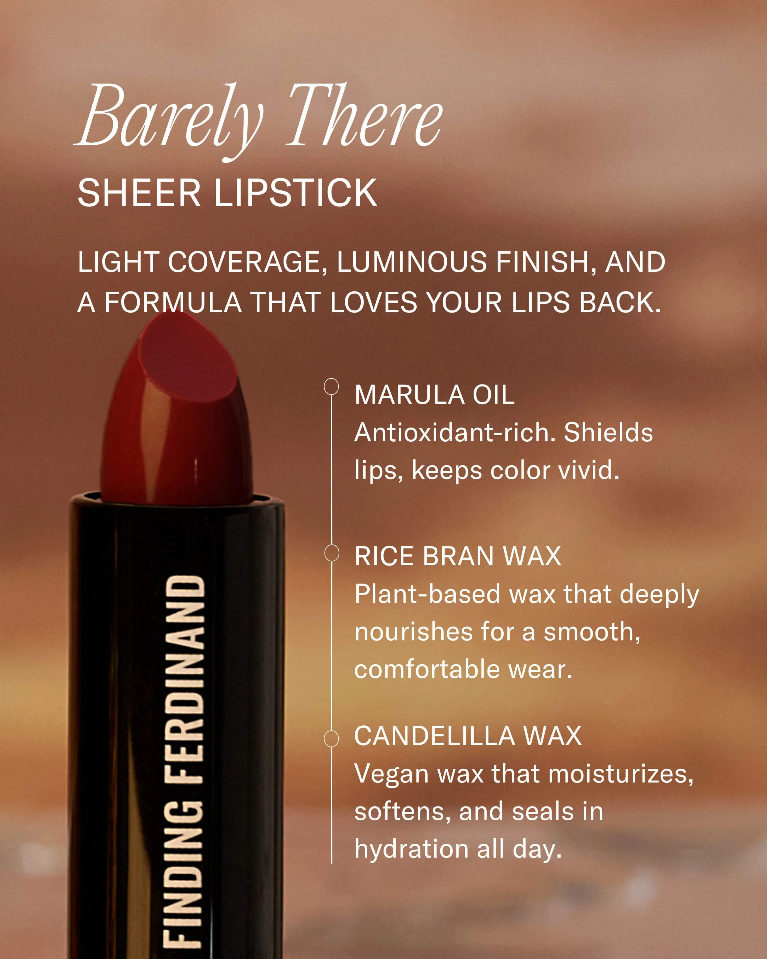Barely There Sheer Hydrating Marula Oil Lipstick - Image 32