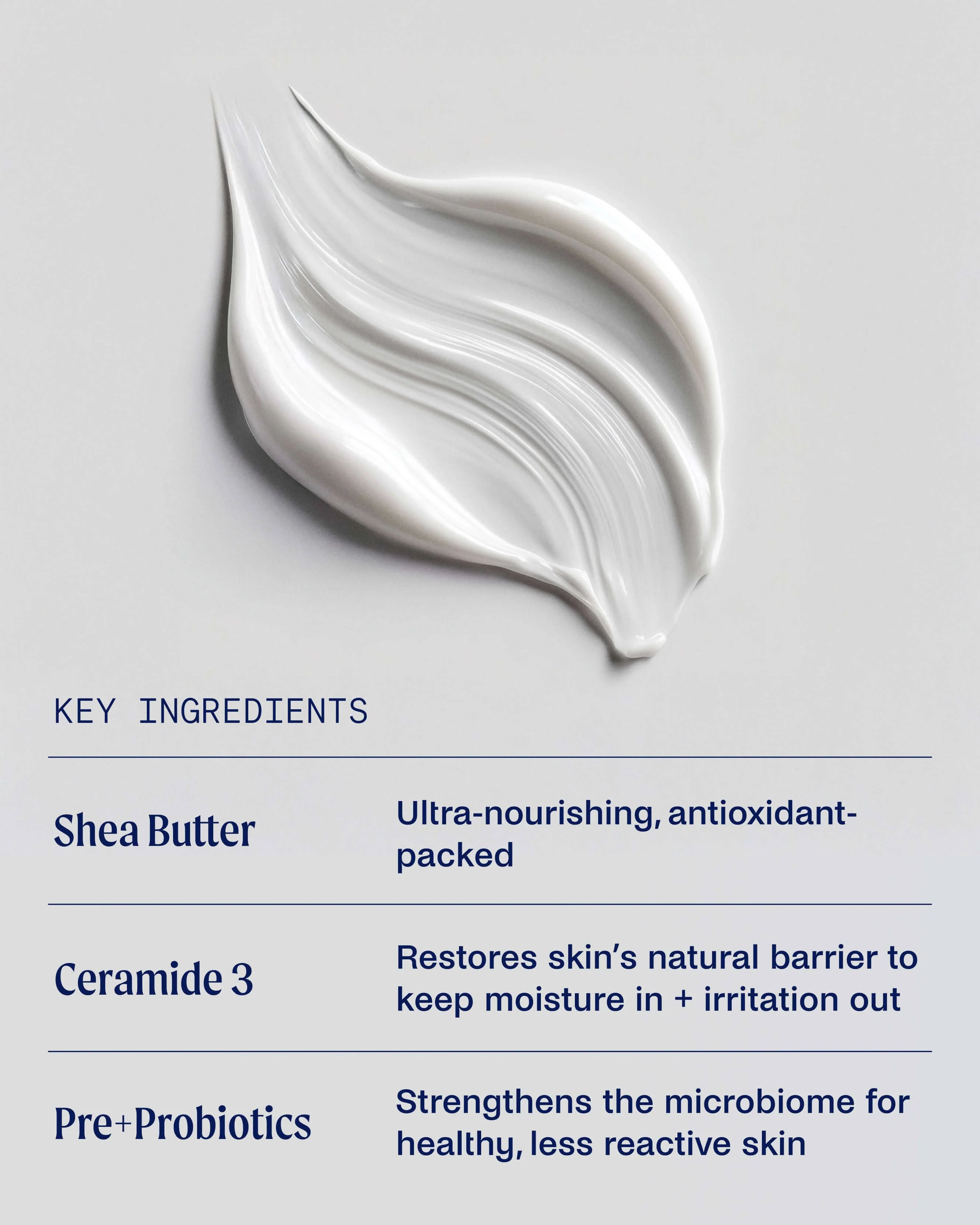 Barrier-Repair Moisturizing Body Cream for Sensitive Skin (Warm Vanilla) - Image 2