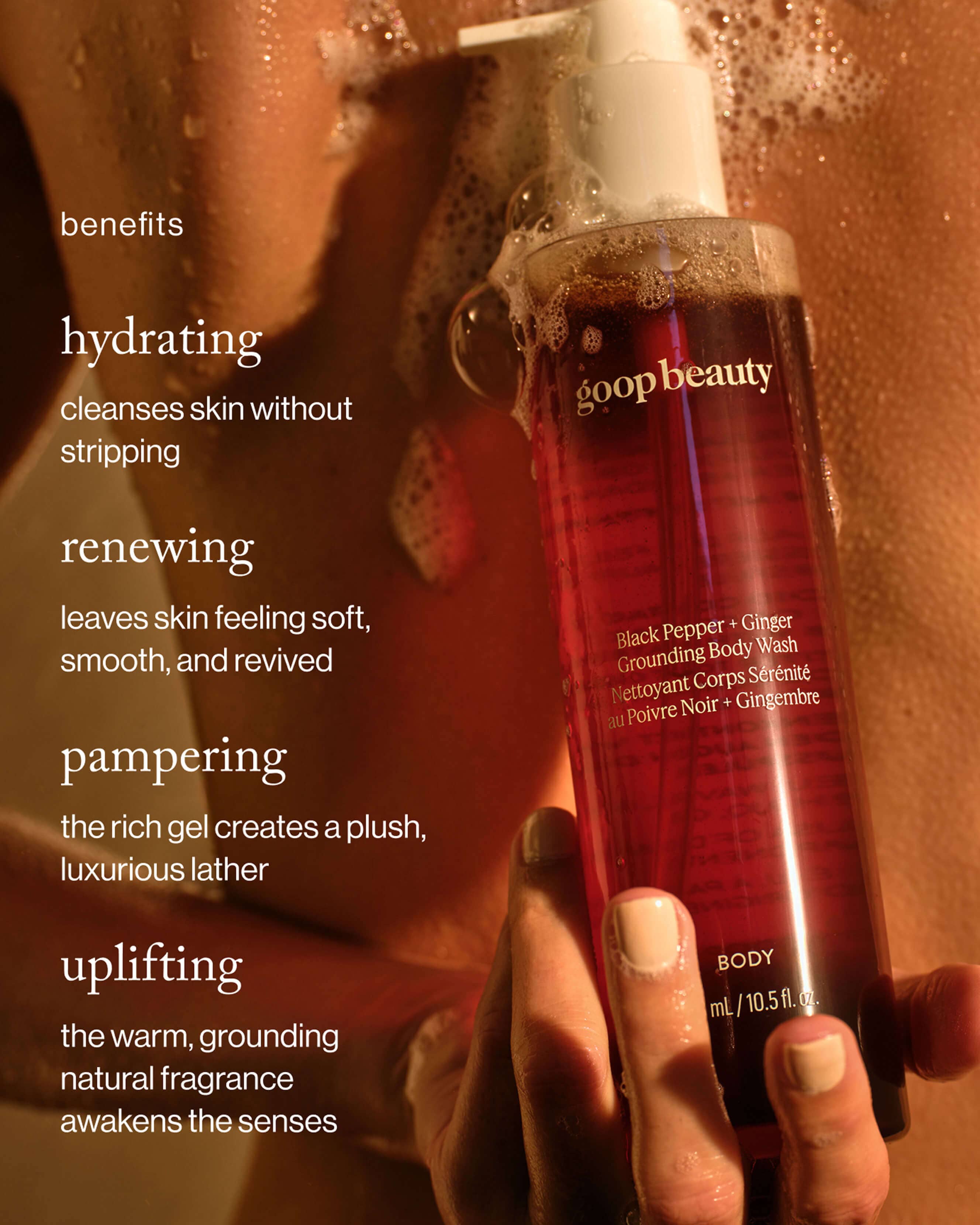 Black Pepper + Ginger Grounding Body Wash - Image 3