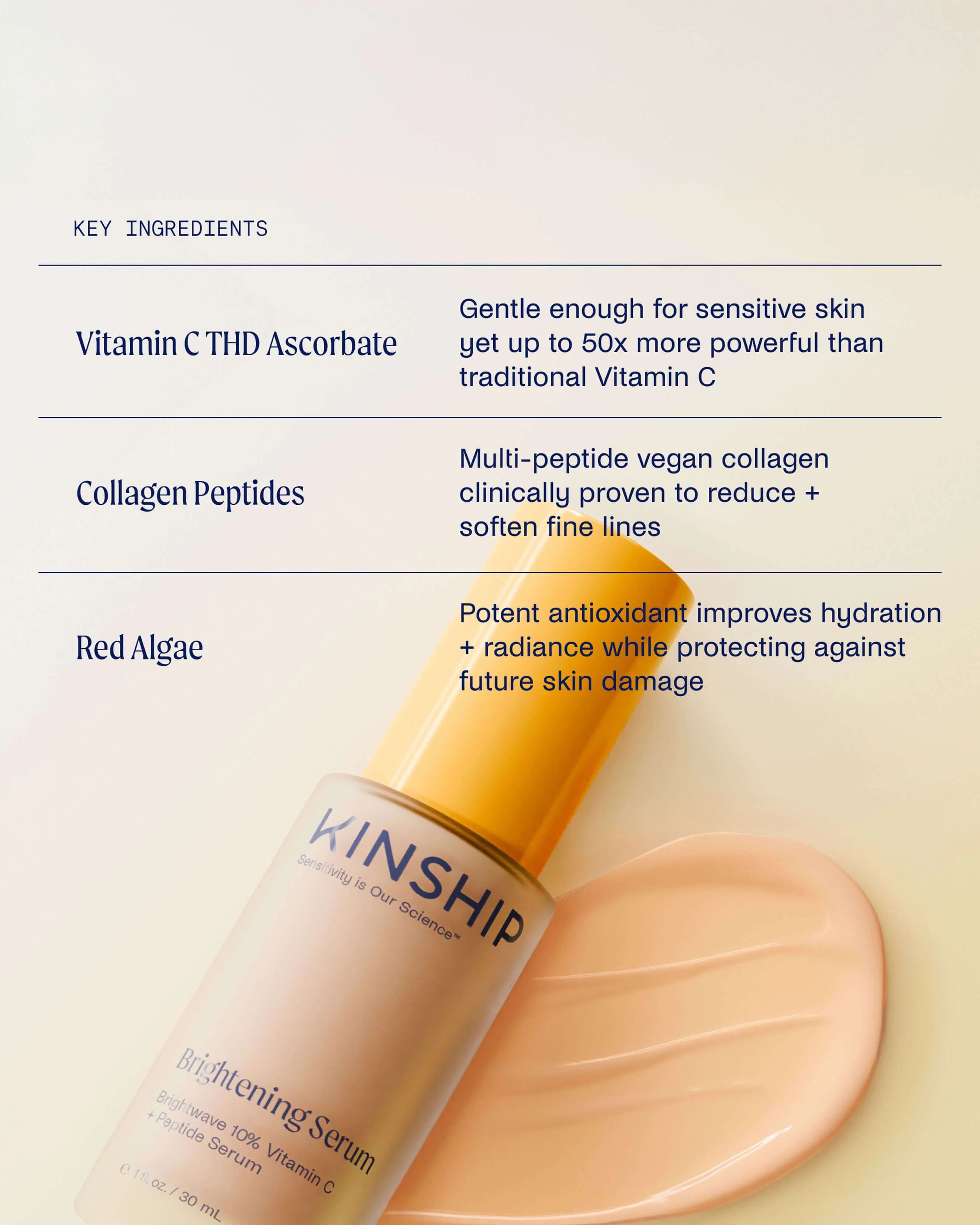 Brightwave 10% Vitamin C + Peptide Brightening Serum - Image 3