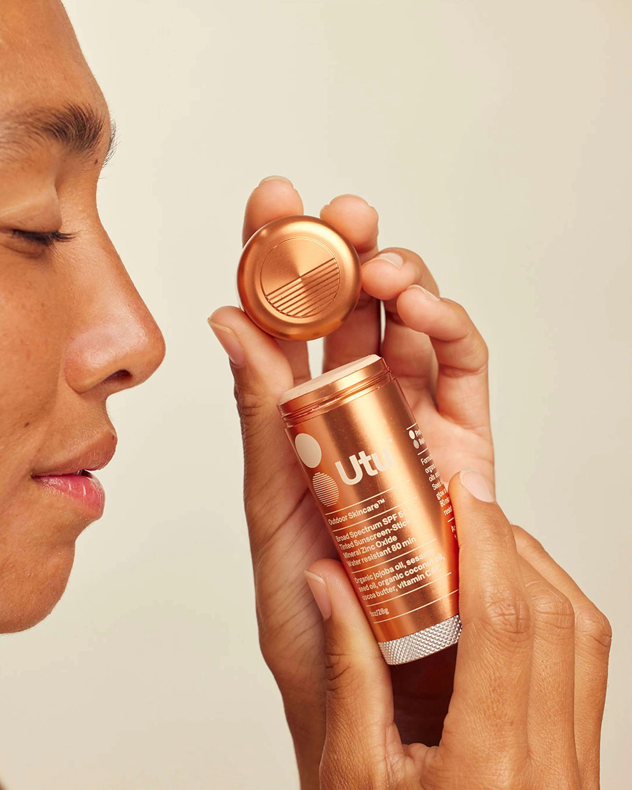 SPF50 Lightly Tinted Mineral Sunscreen Stick - Image 2