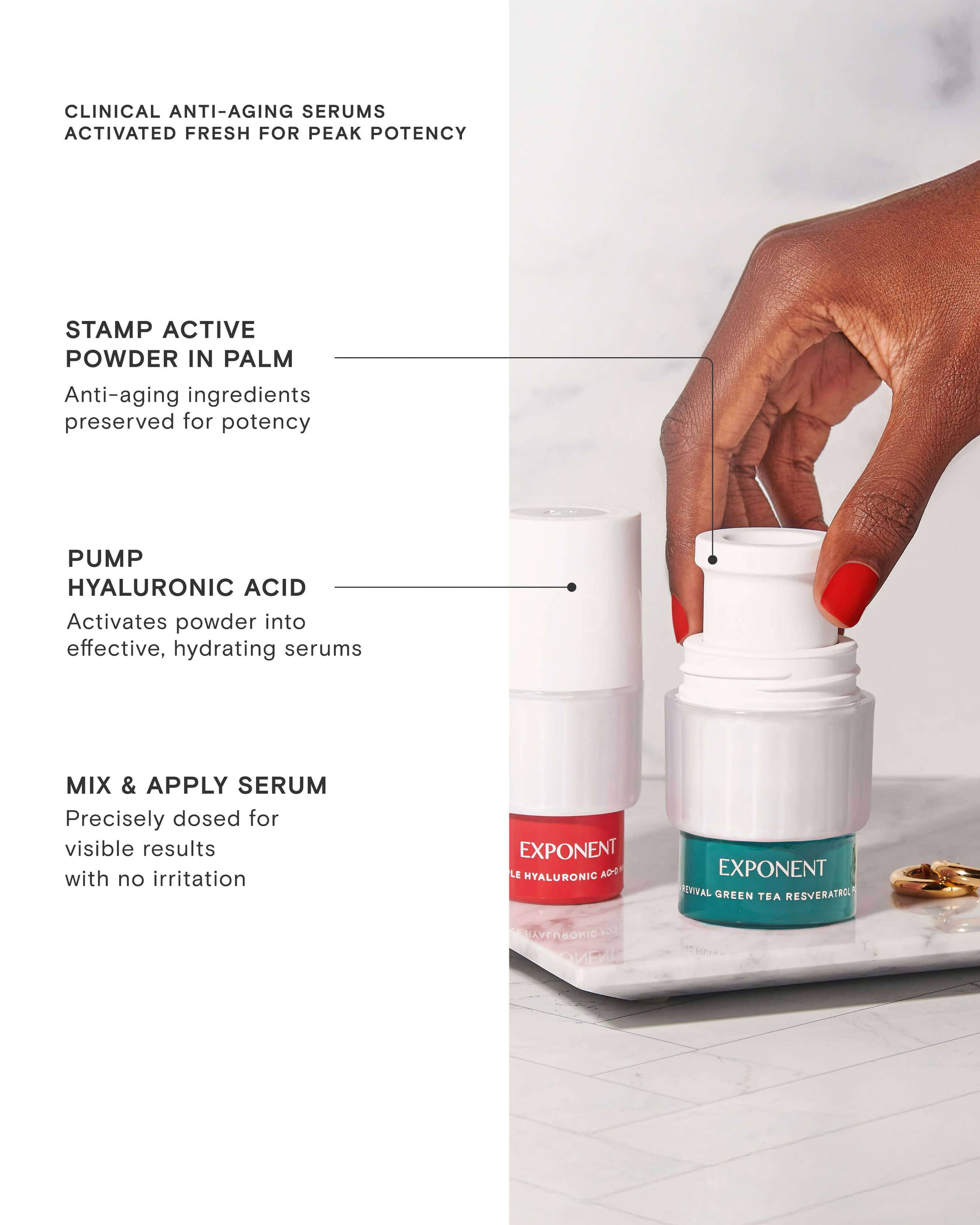 Calm Revival Green Tea Resveratrol Power Serum - Image 8