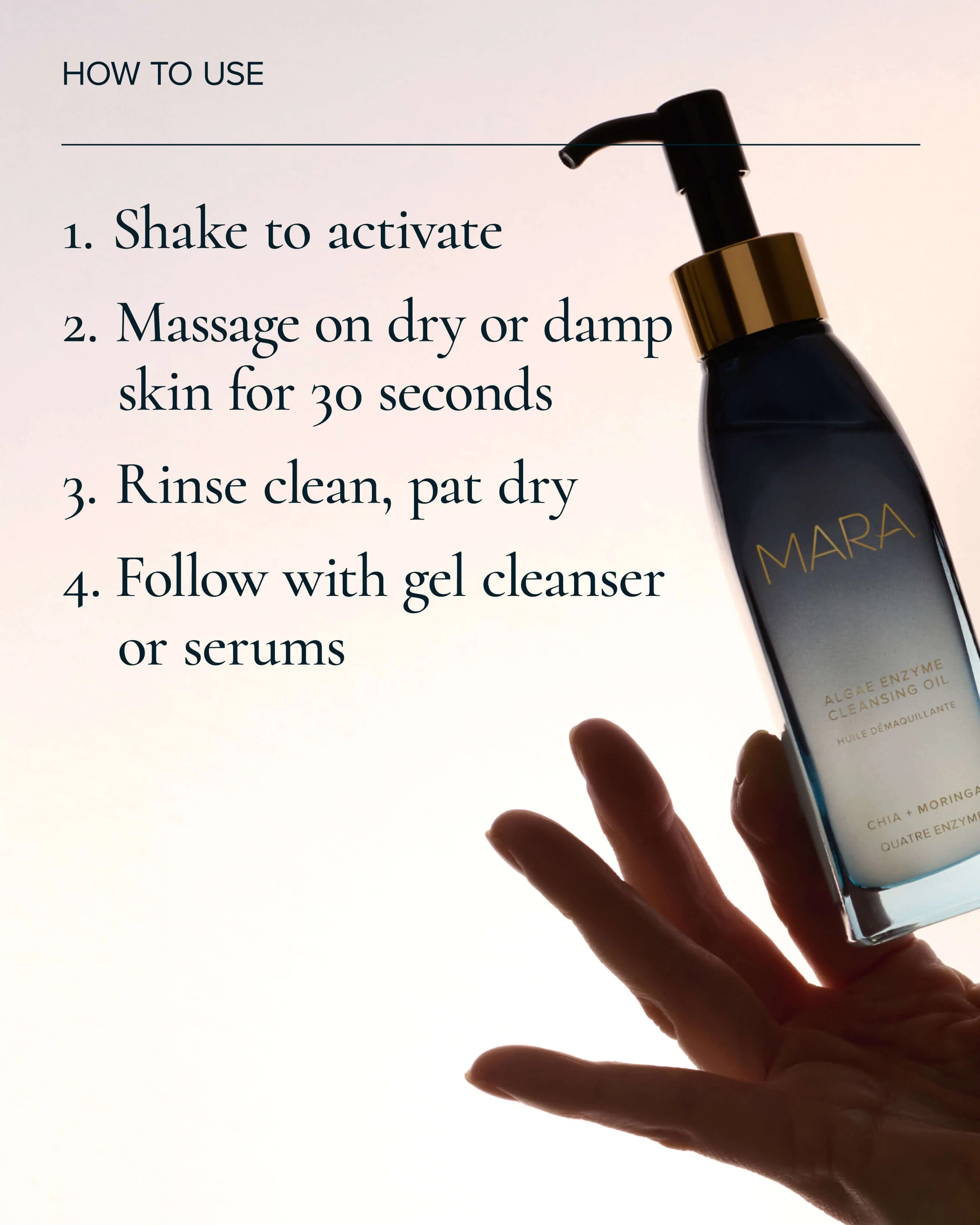 Algae Enzyme Cleansing Oil Makeup Remover with Chia + Moringa - Image 11