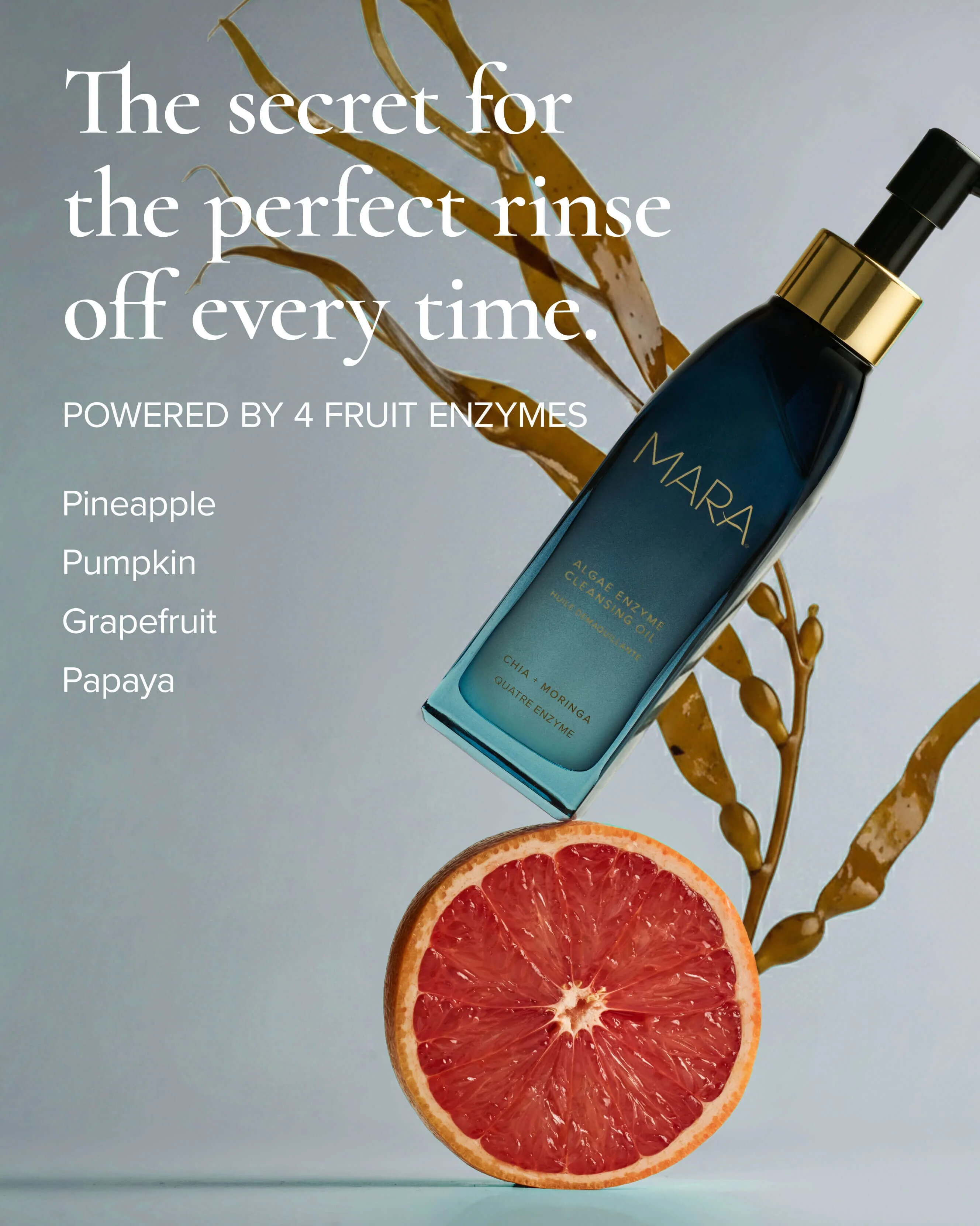 Algae Enzyme Cleansing Oil Makeup Remover with Chia + Moringa - Image 14