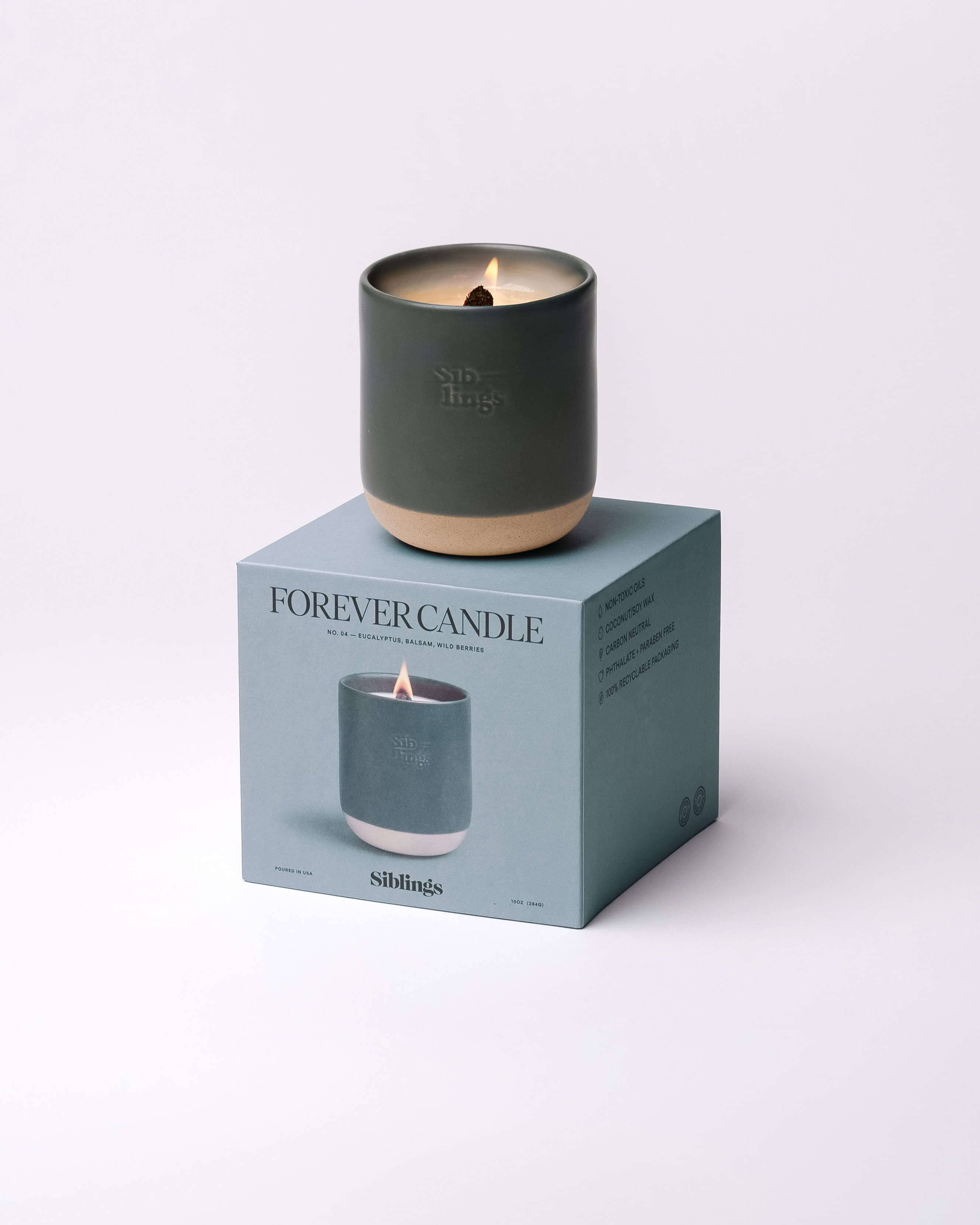 Forever Candle No 04 — Eucalyptus, Balsam, Wild Berries - Image 4