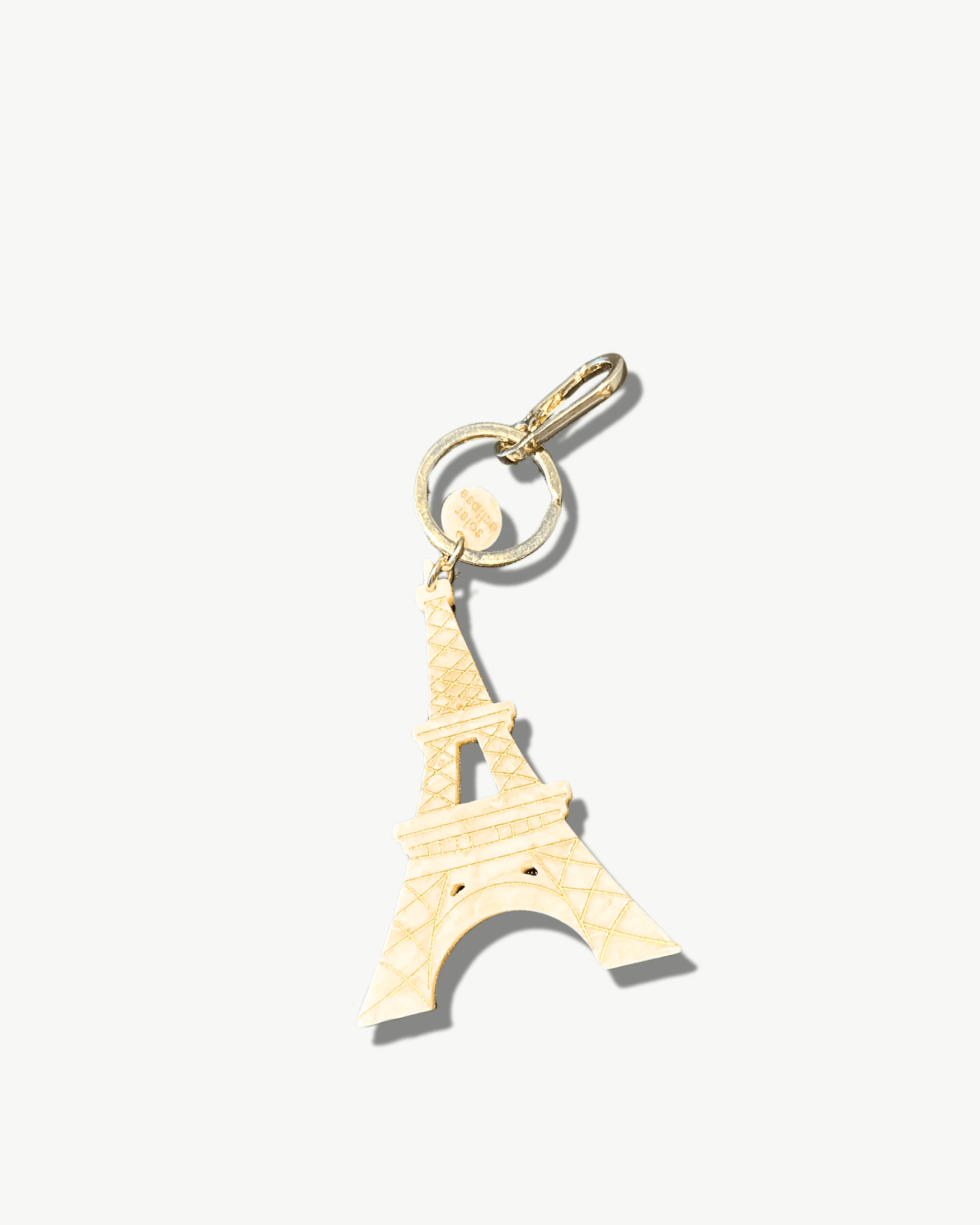 Hand-painted Eiffel Tower Bag Charm