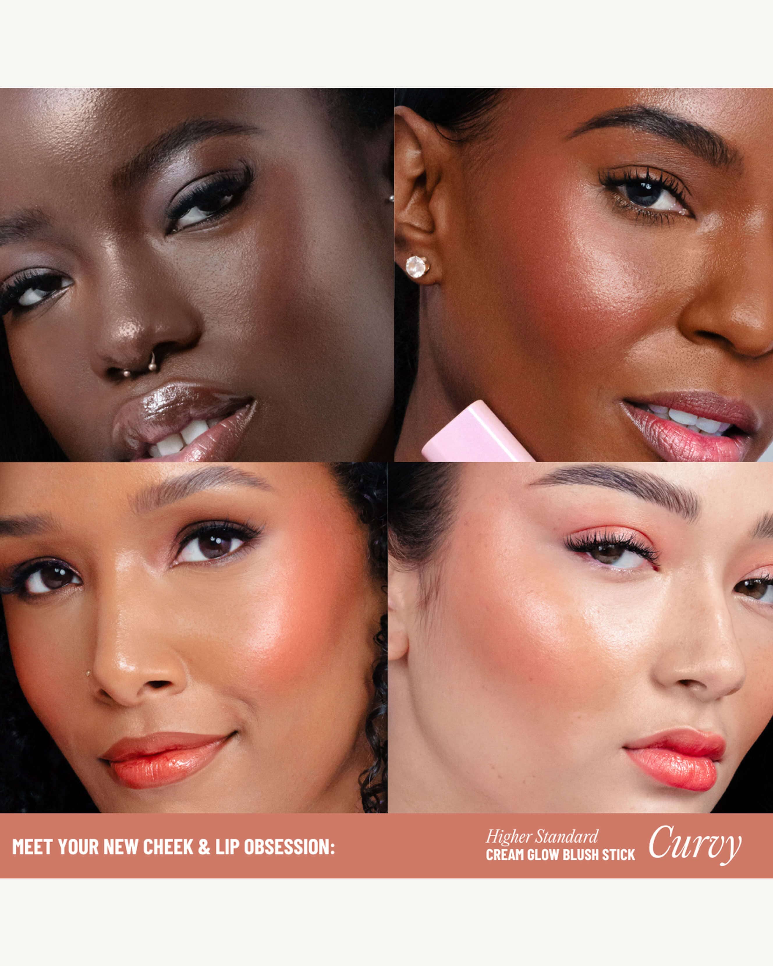 Higher Standard Cream Glow Blush Stick - Image 19