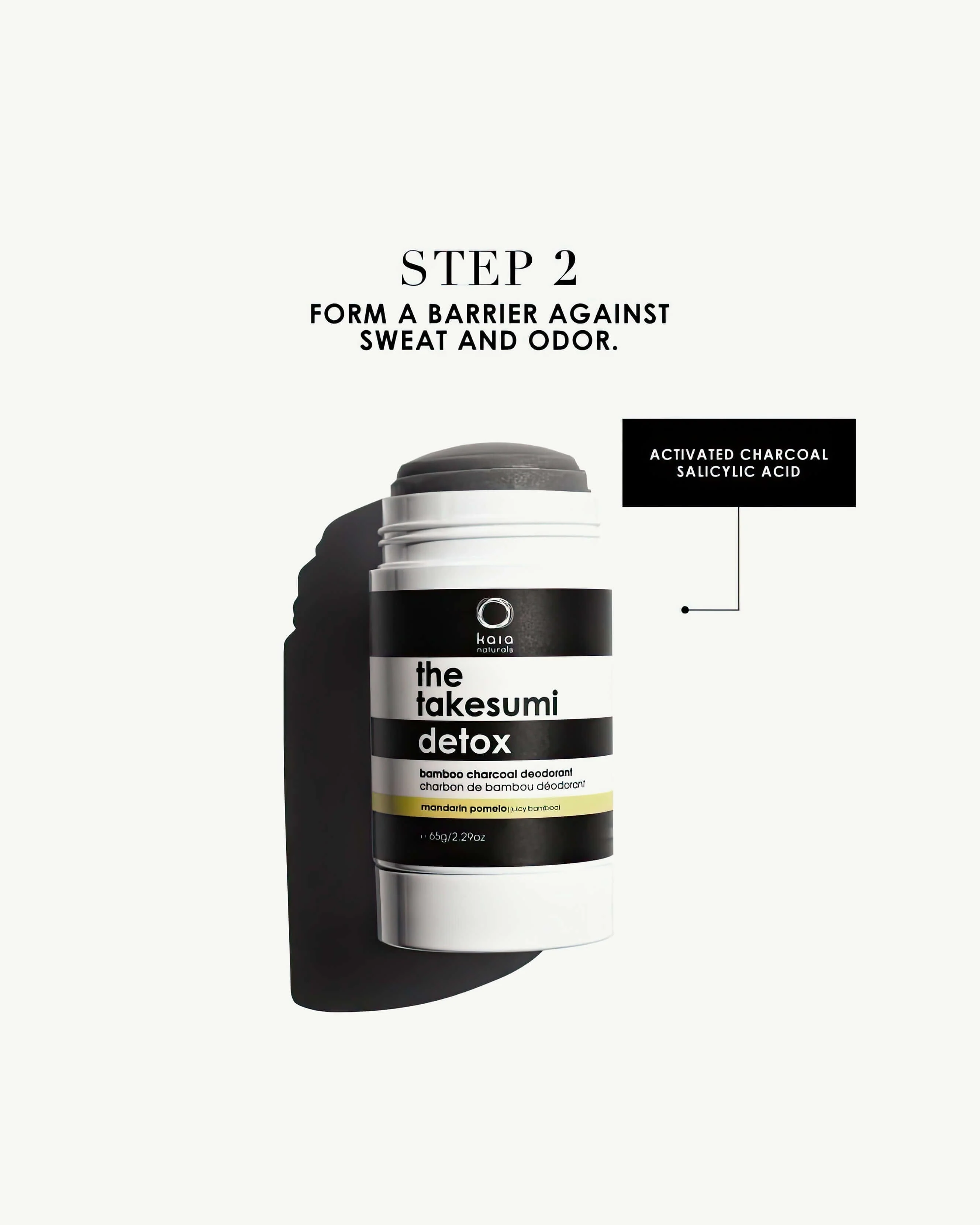Charcoal Deodorant Mandarin Pomelo - Image 6