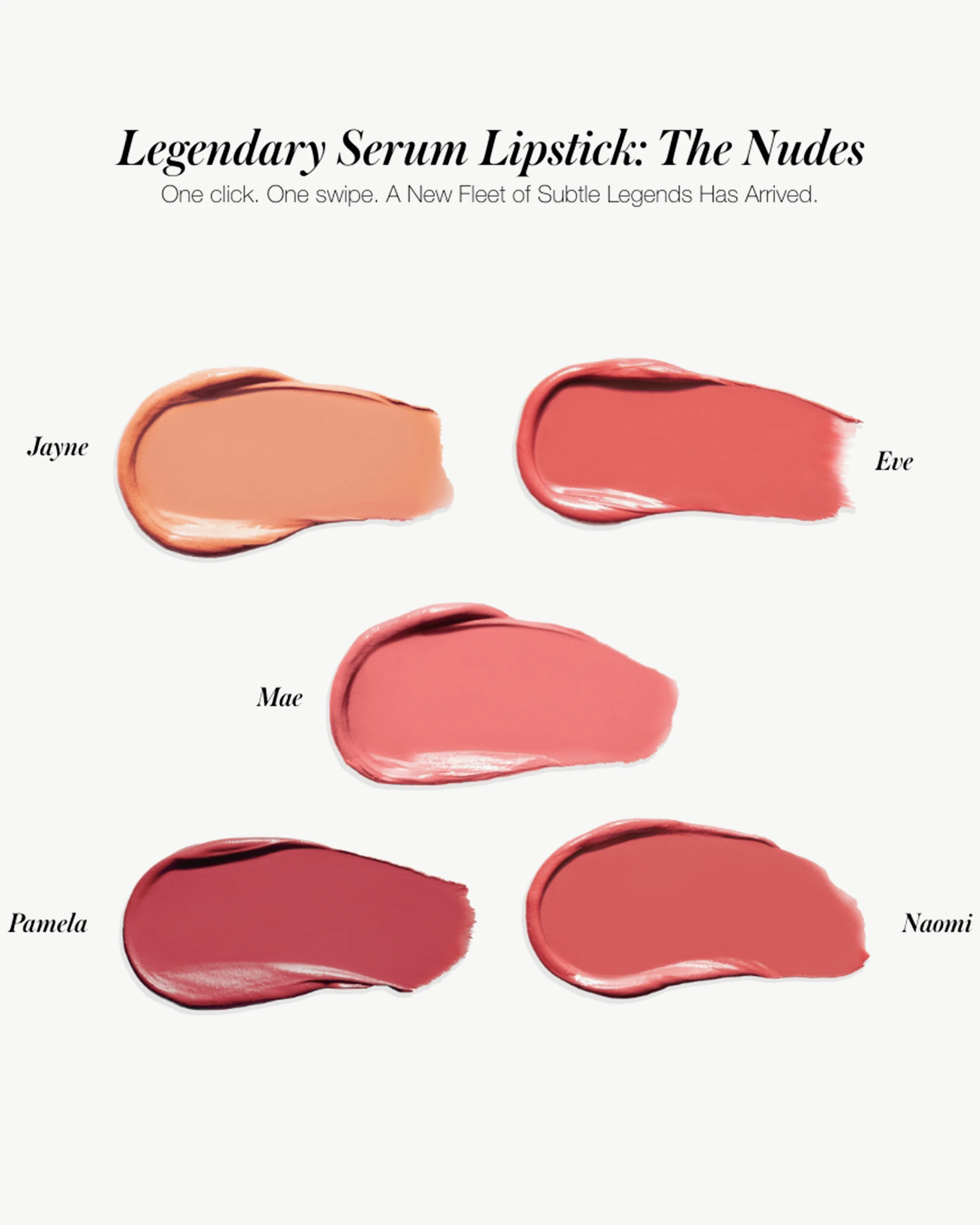 Legendary Serum Lipstick - The Nudes - Image 16