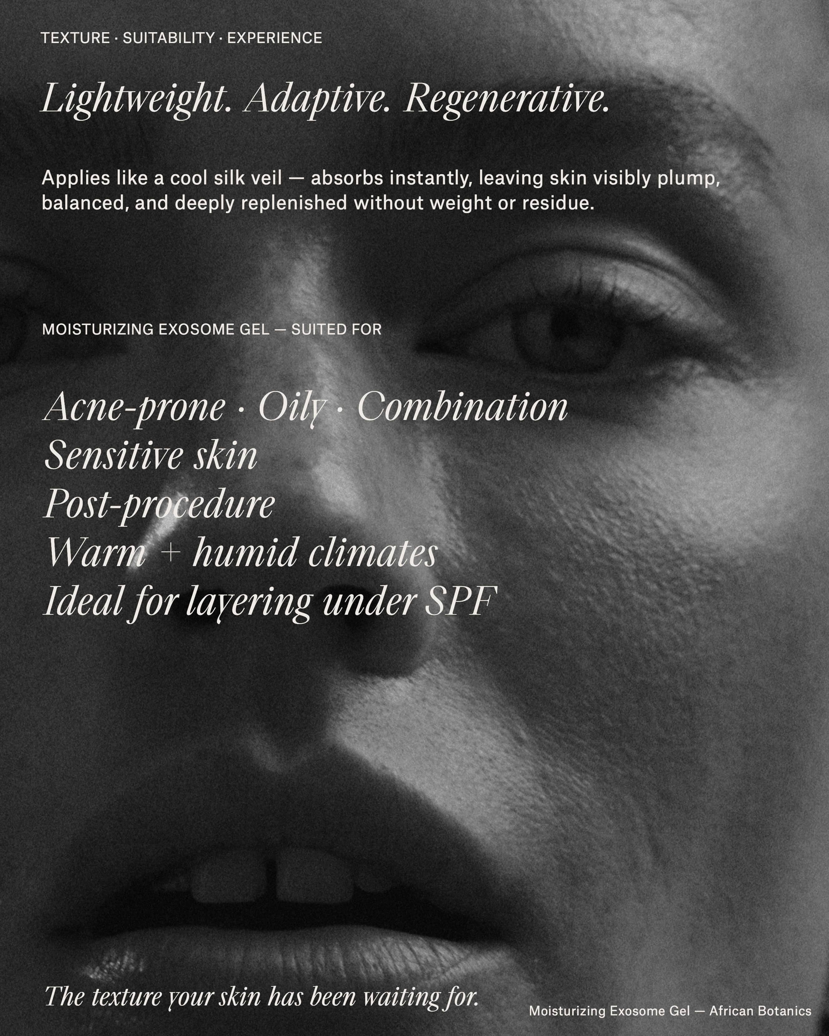 Moisturizing Exosome Advanced Regenerative Gel Moisturizer - Image 7
