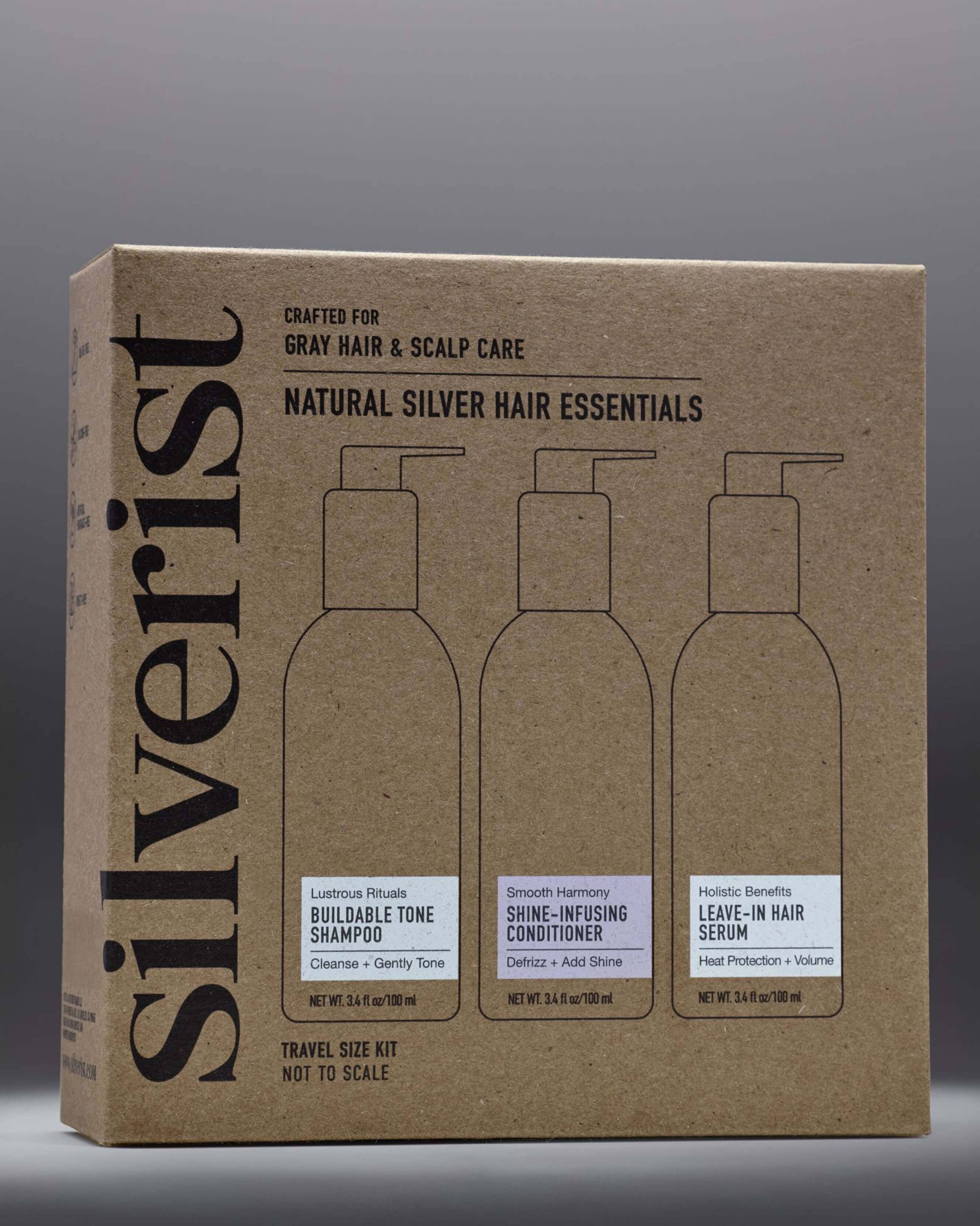 Natural Silver Hair Essentials - Travel Size Kit - Image 8