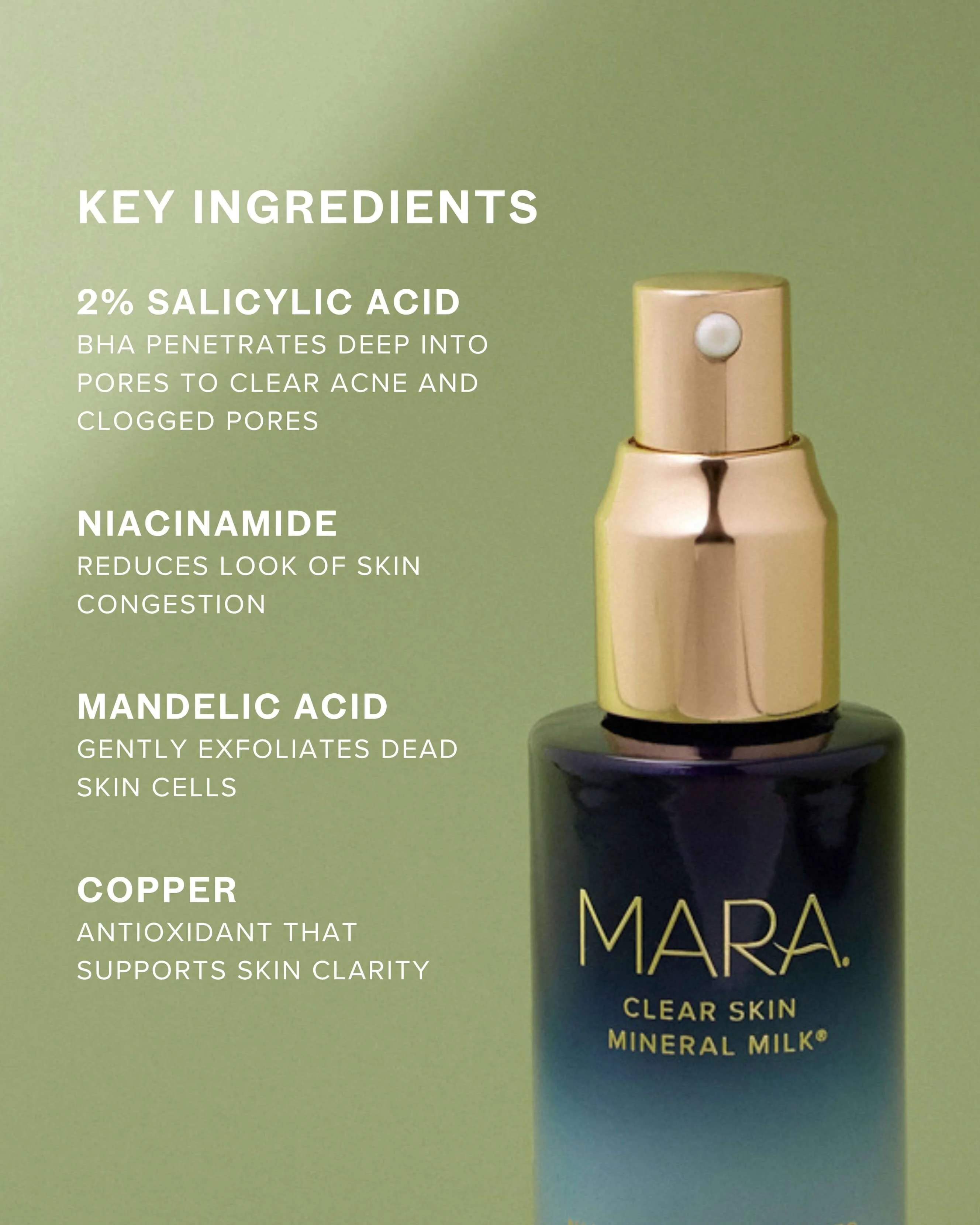 Clear Skin Mineral Milk 2% Salicylic Acid Acne Treatment with Niacinamide + Copper - Image 16