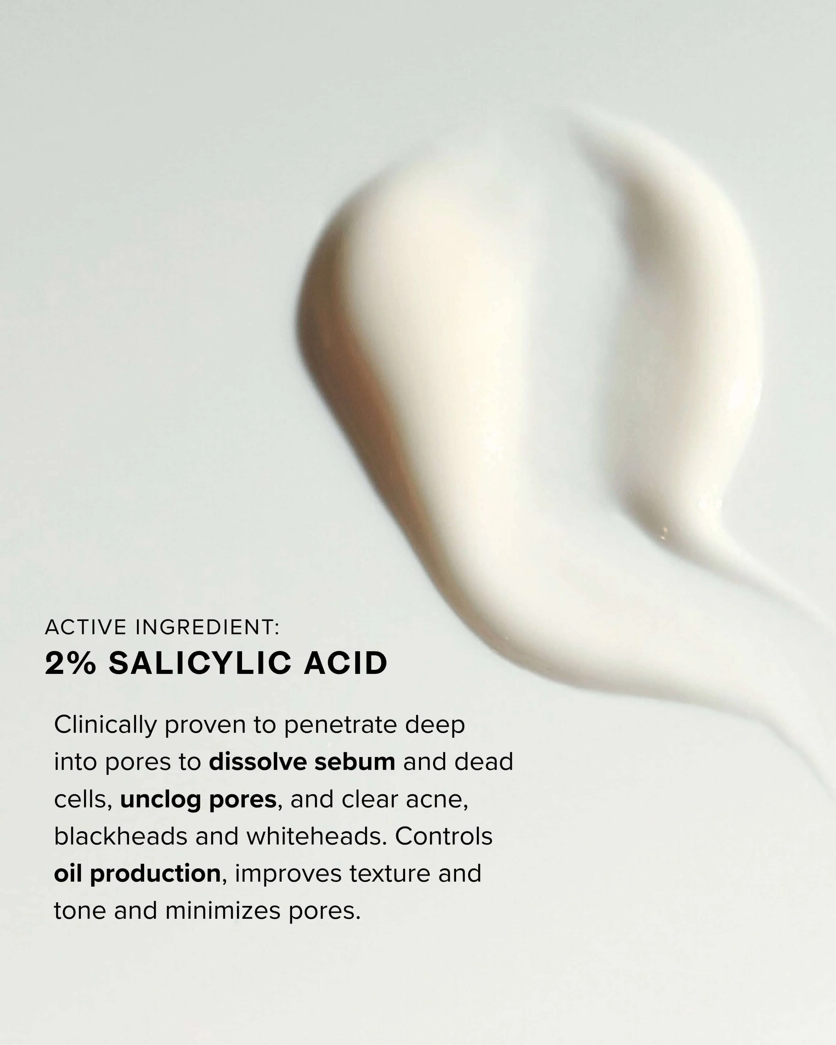 Clear Skin Mineral Milk 2% Salicylic Acid Acne Treatment with Niacinamide + Copper - Image 2