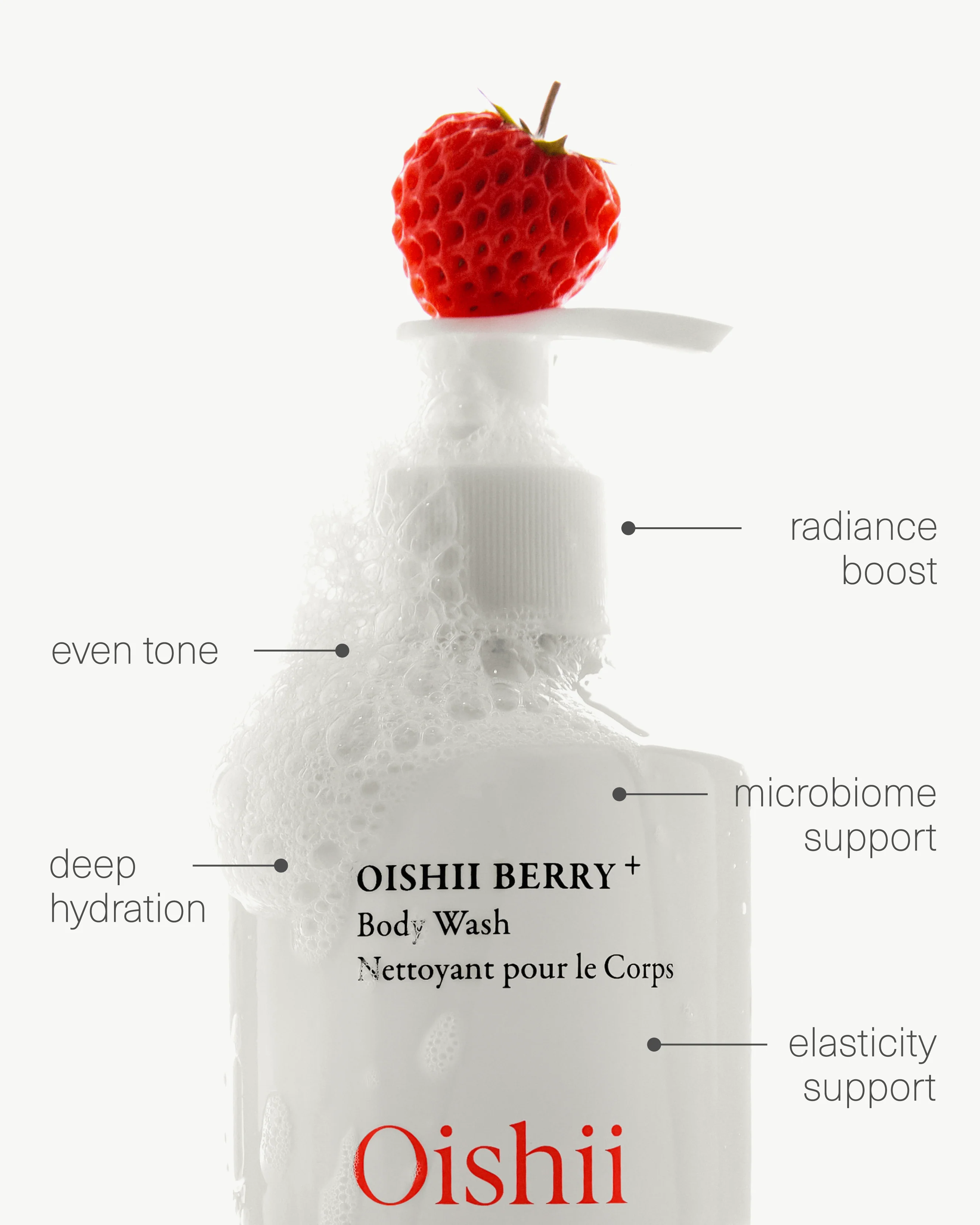 Oishii Berry Body Wash+ - Image 2