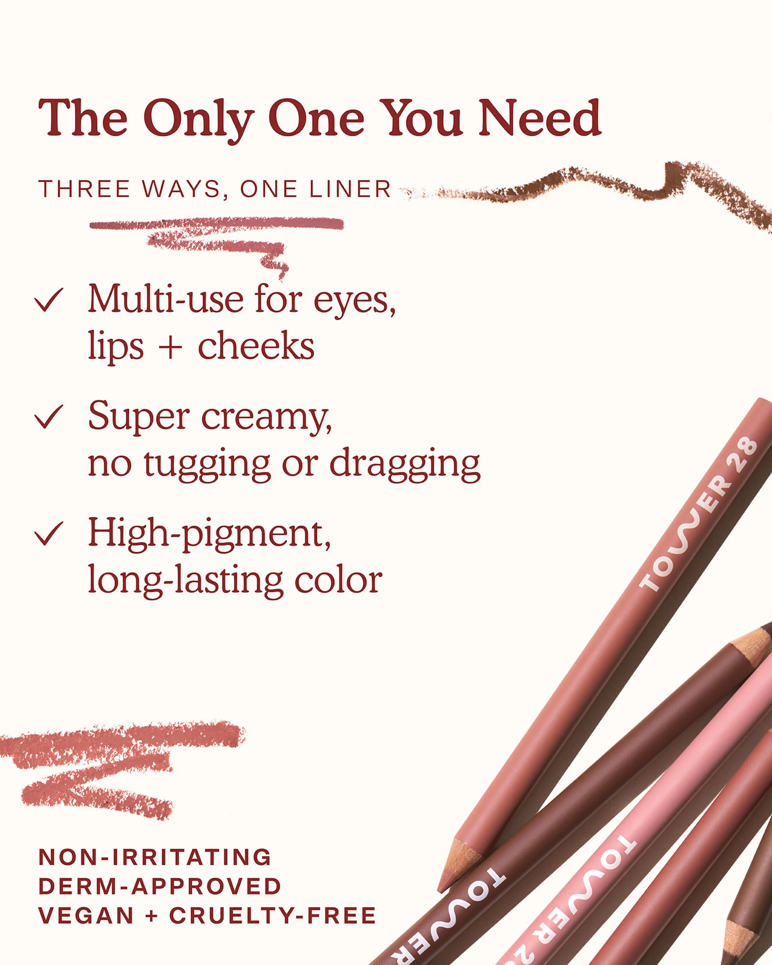 OneLiner Lip Liner + Eyeliner + Cheek Pencil - Image 30