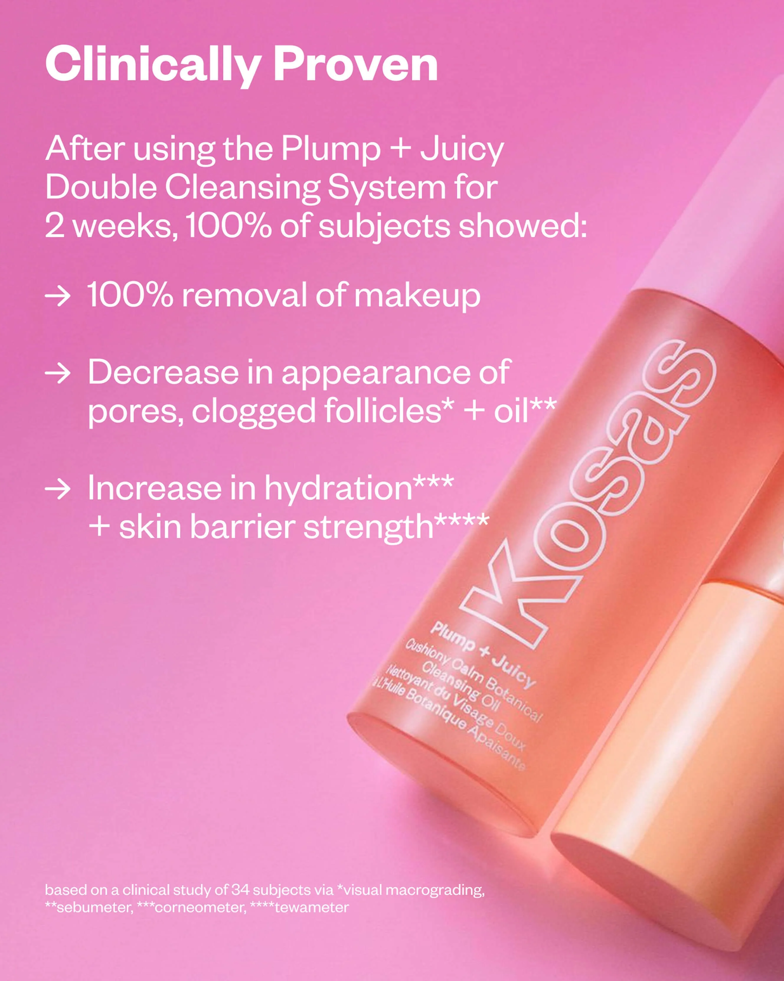 Plump + Juicy Cushiony Calm Botanical Cleansing Oil - Image 3