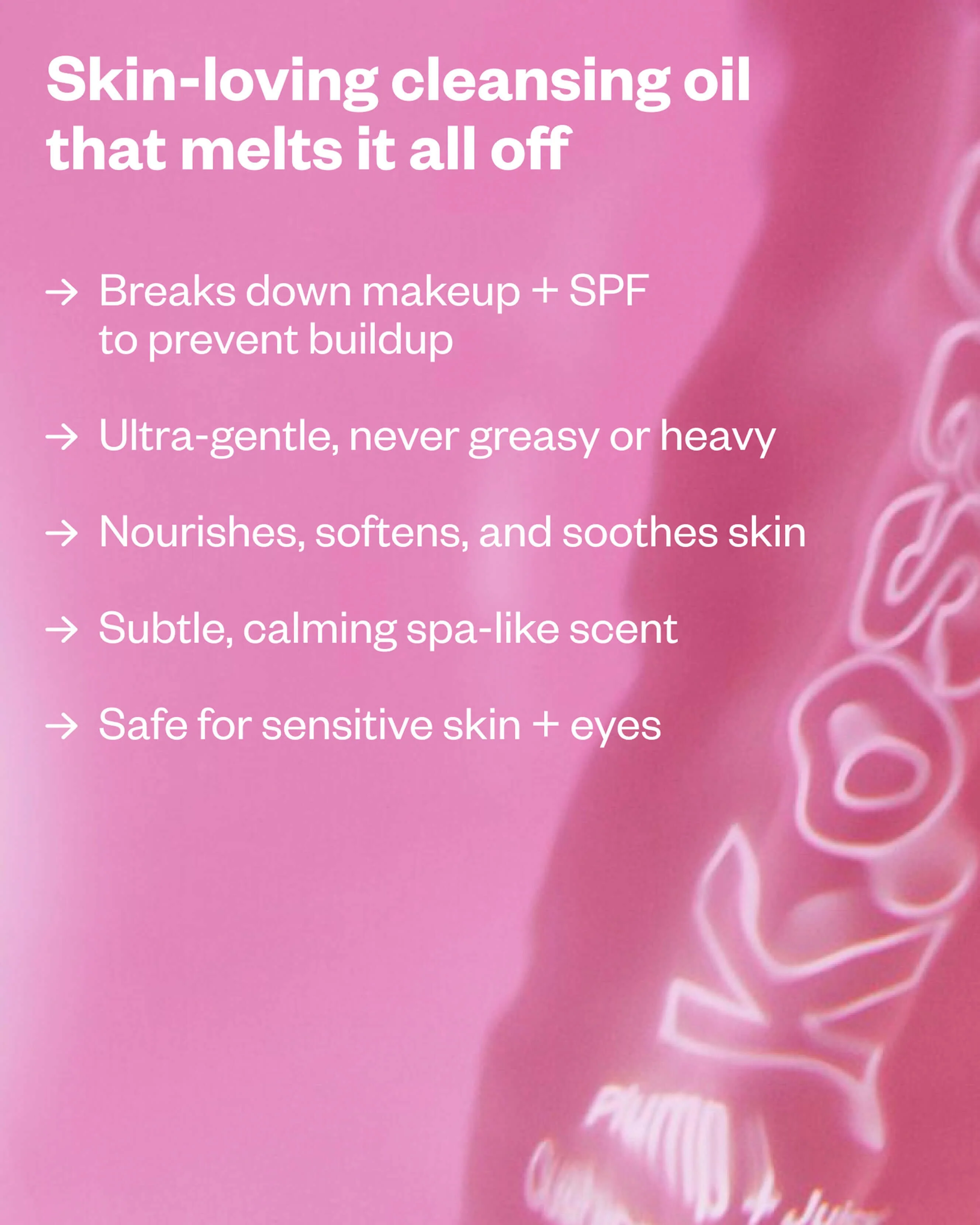 Plump + Juicy Cushiony Calm Botanical Cleansing Oil - Image 4