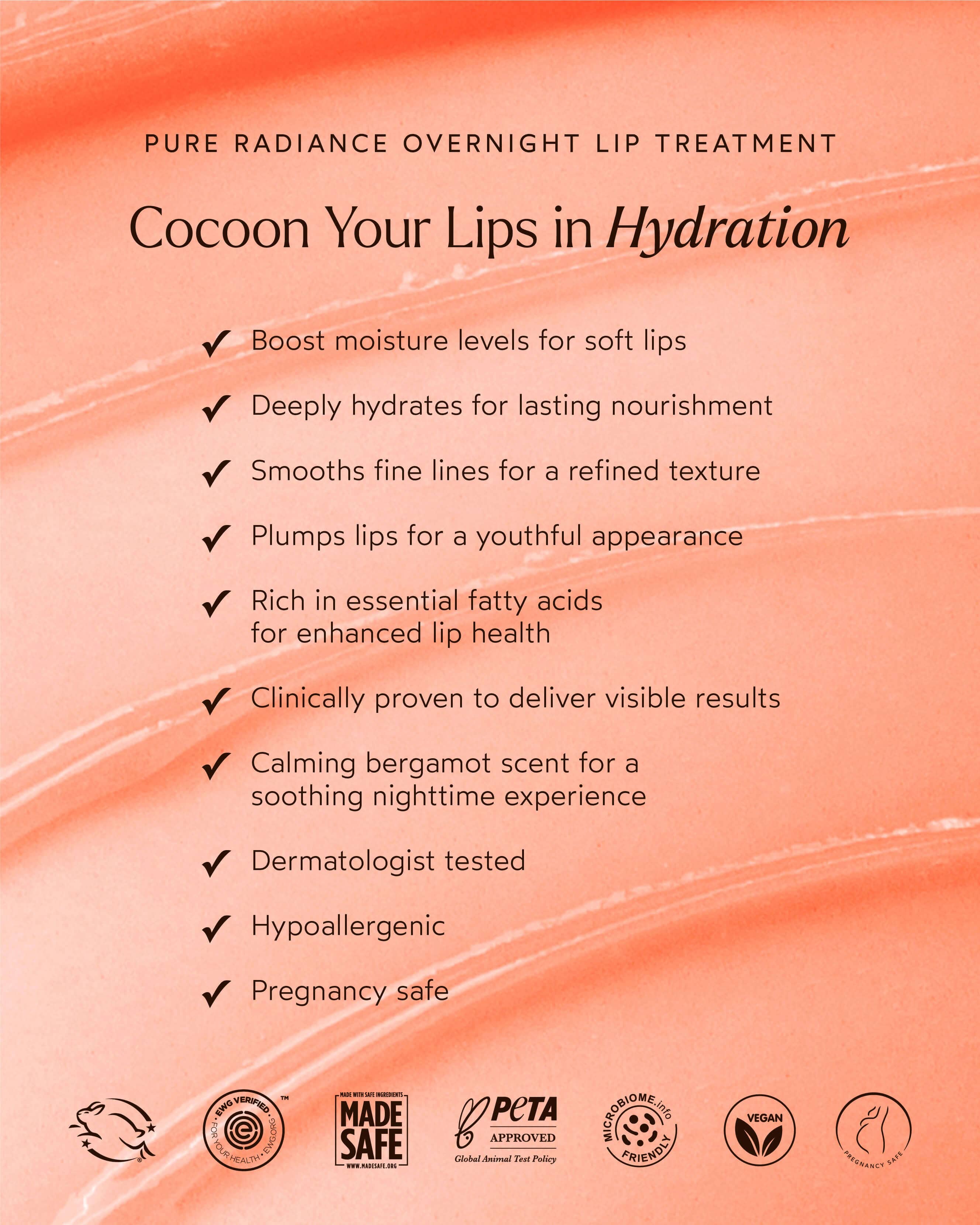 Pure Radiance Overnight Lip Treatment - Image 5