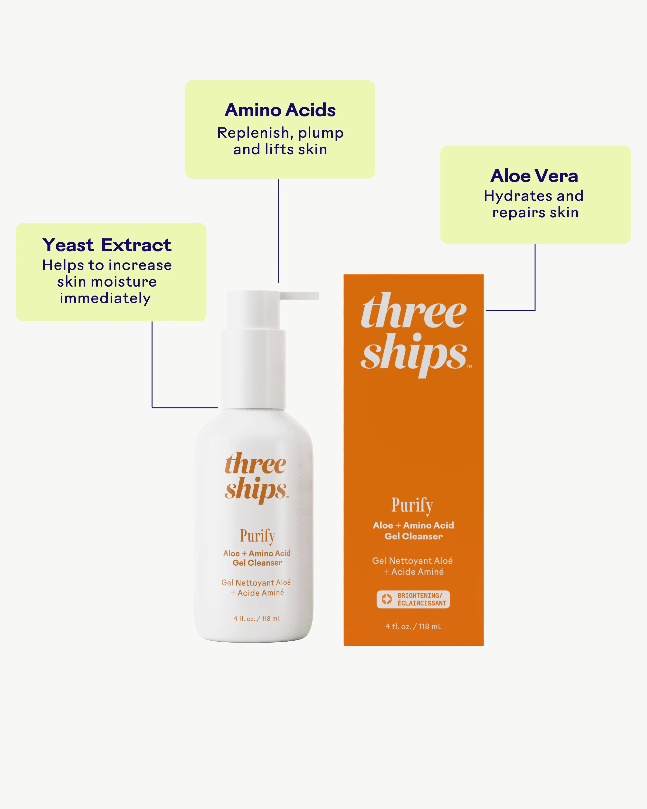 Purify Aloe + Amino Acid Gel Cleanser - Image 3