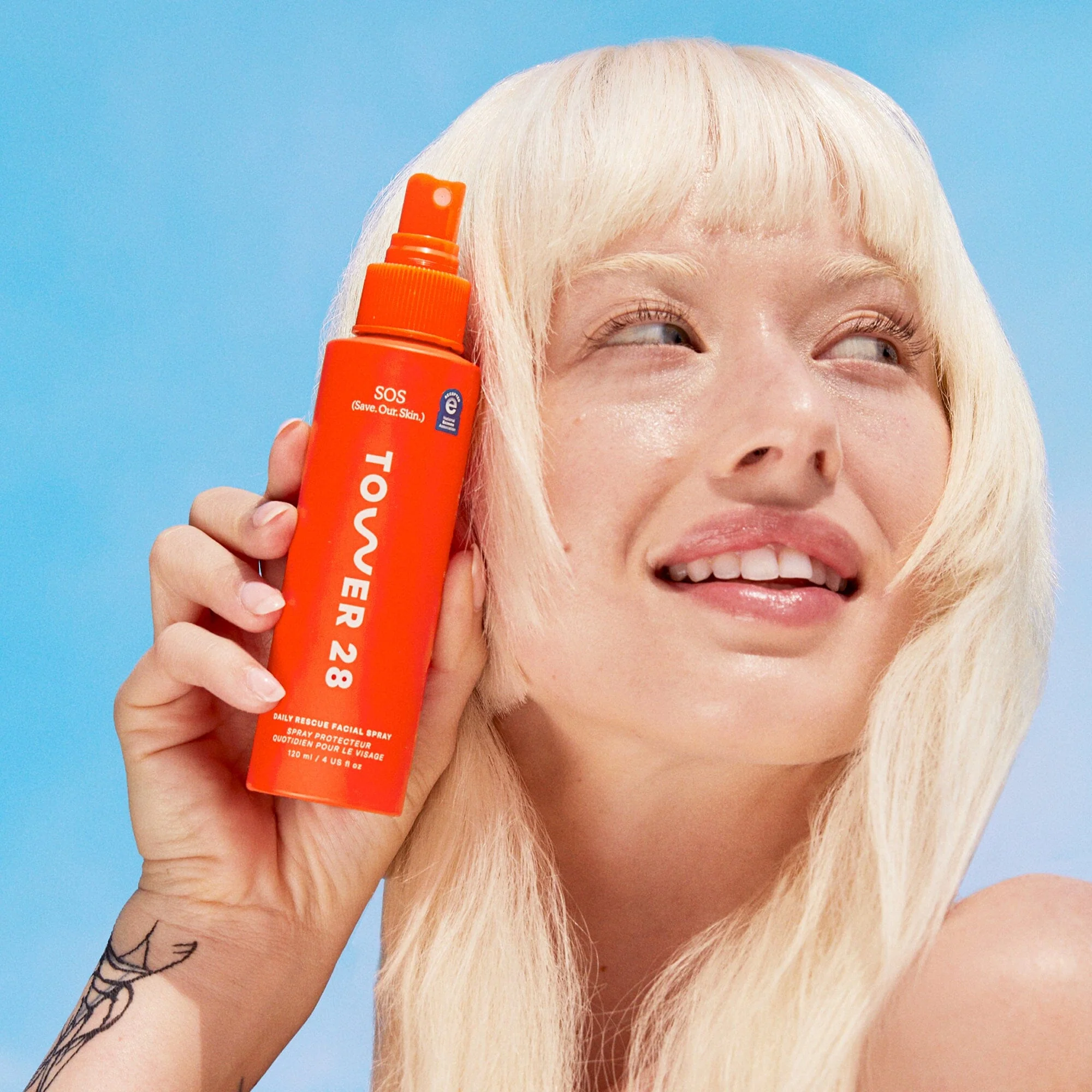 SOS (Save. Our. Skin) Daily Rescue Facial Spray with Hypochlorous Acid - Image 4