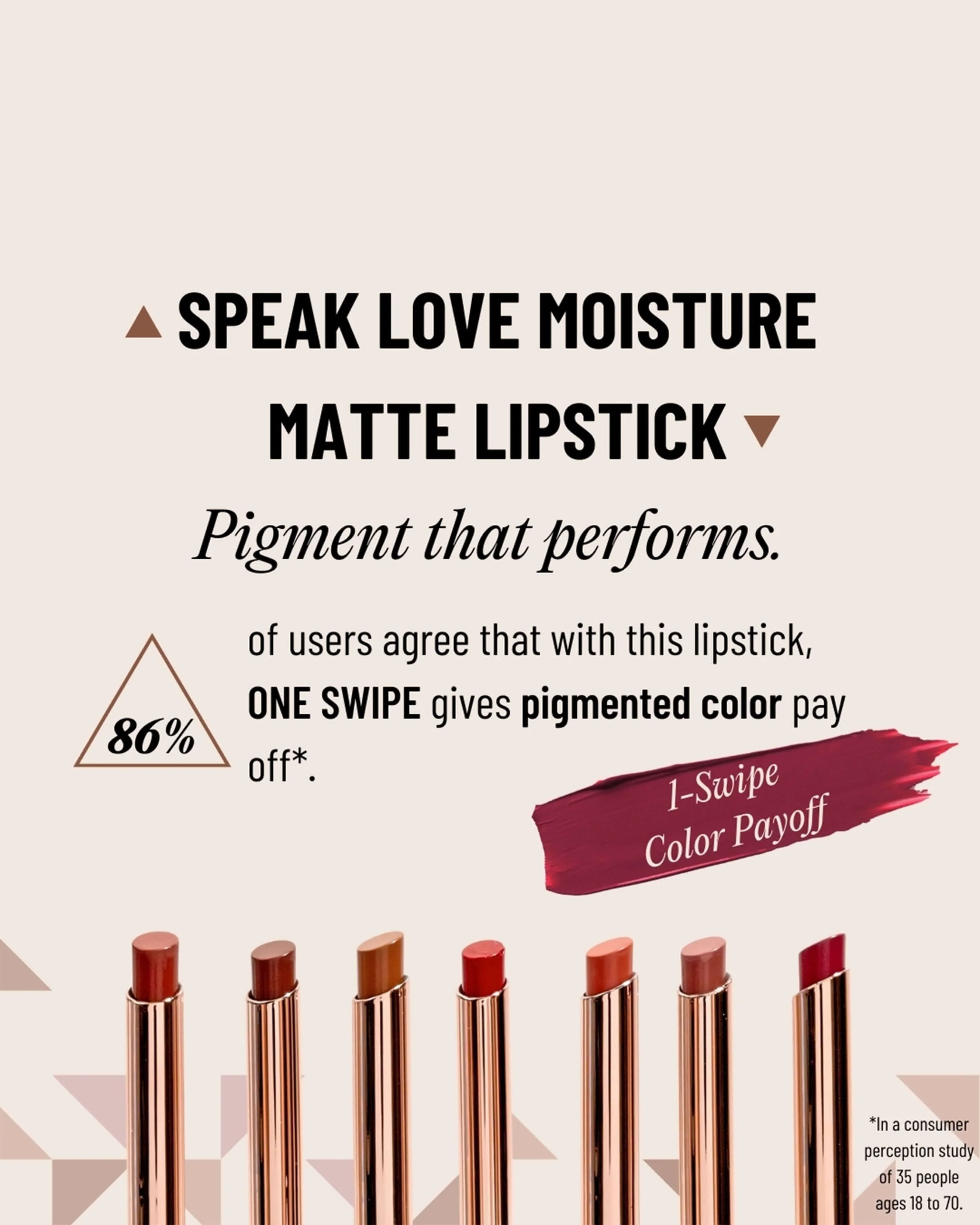 Speak Love Moisture Matte Lipstick - Image 31
