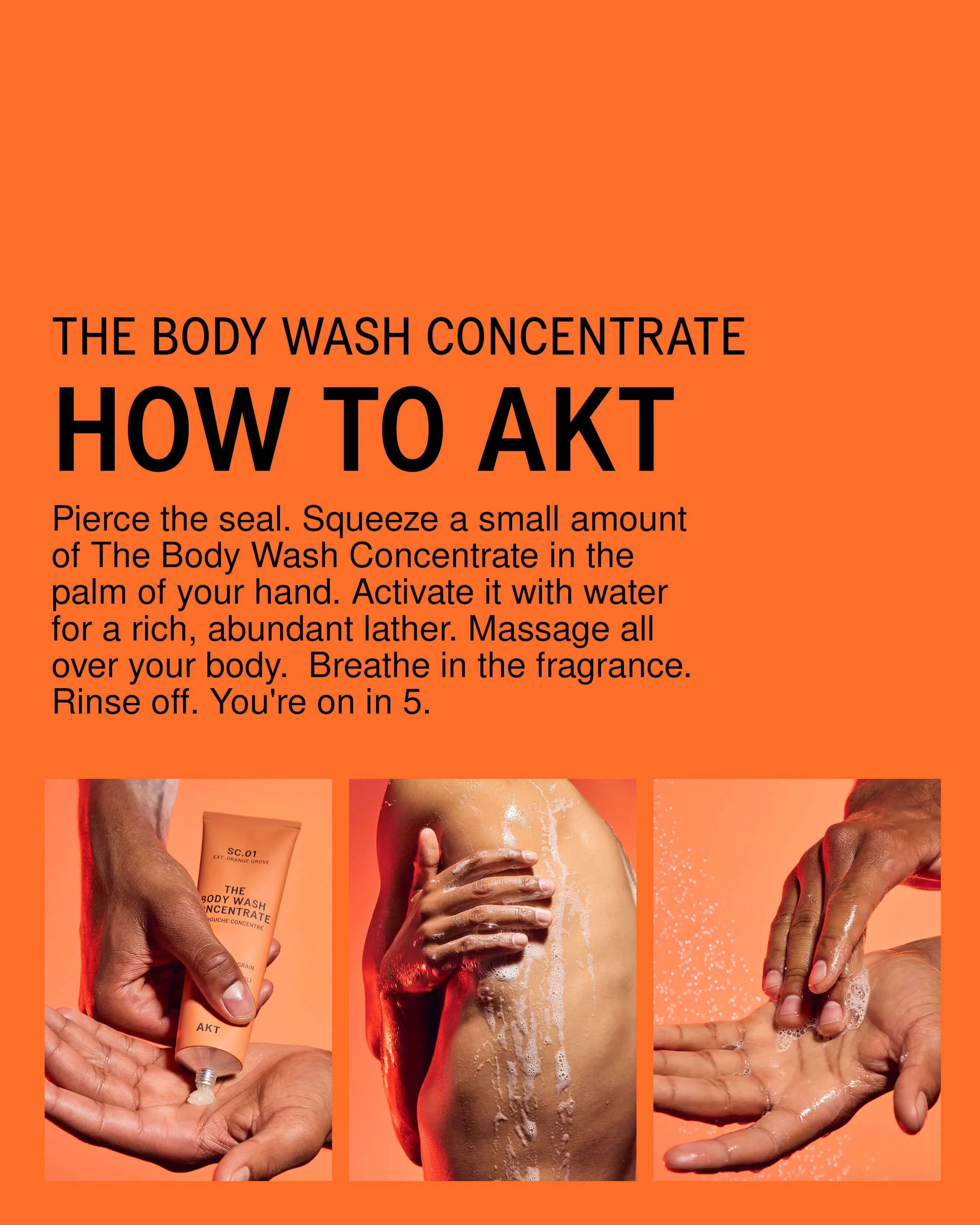 The Body Wash Concentrate SC.01 Orange Grove - Image 5