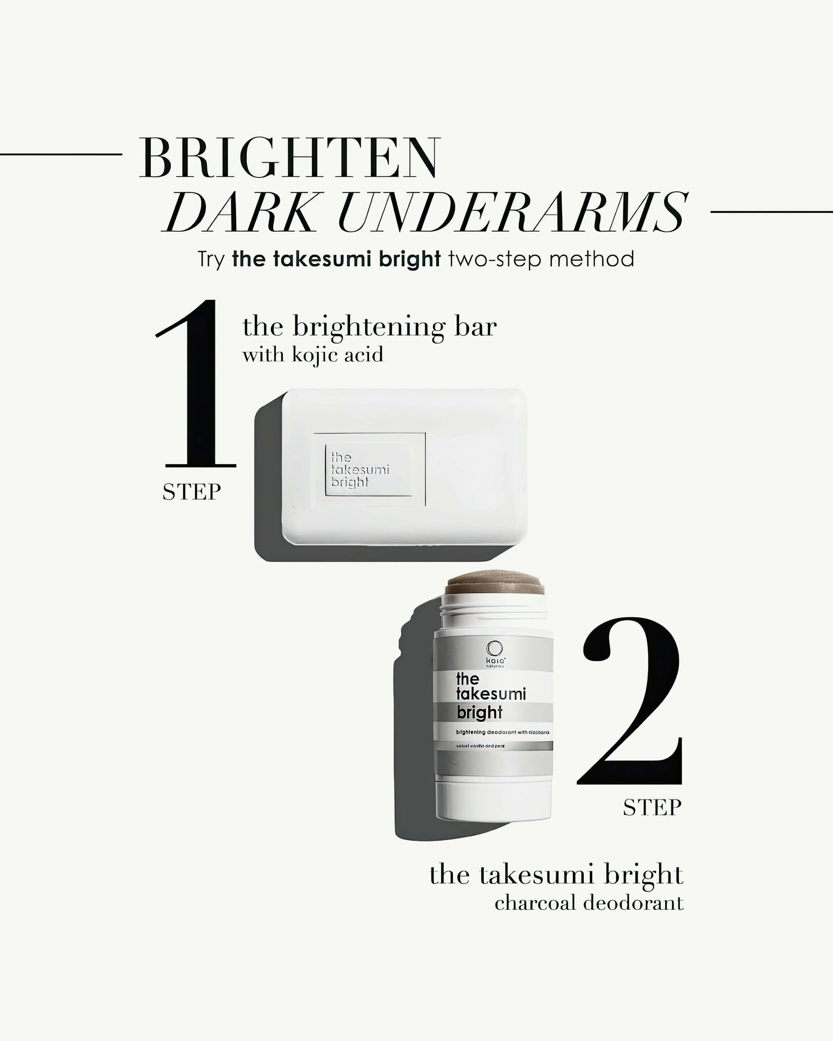 The Takesumi Bright Kojic Acid Brightening Body Bar - Image 2