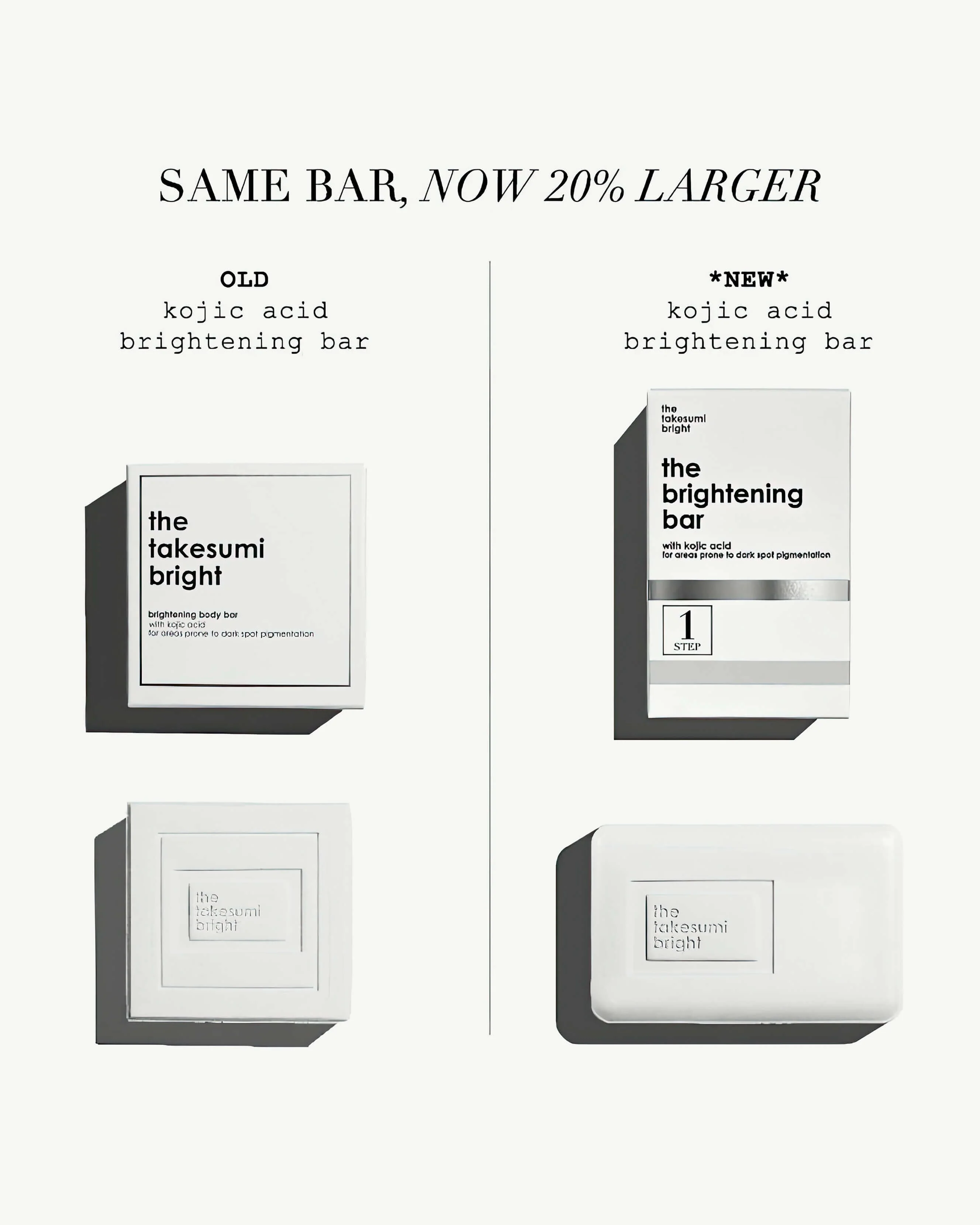 The Takesumi Bright Kojic Acid Brightening Body Bar - Image 3