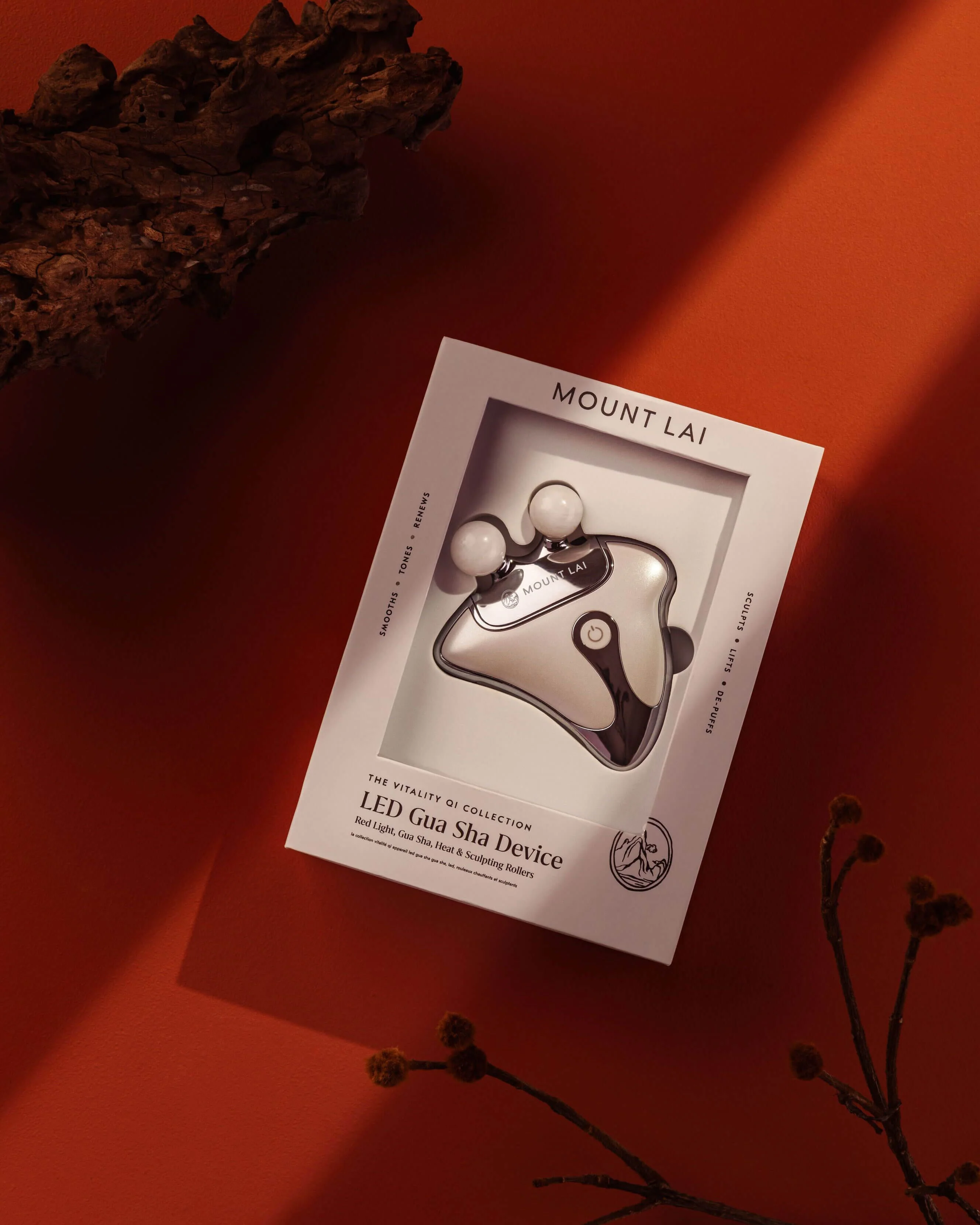 The Vitality Qi LED Gua Sha Device with Protective Pouch - Image 7