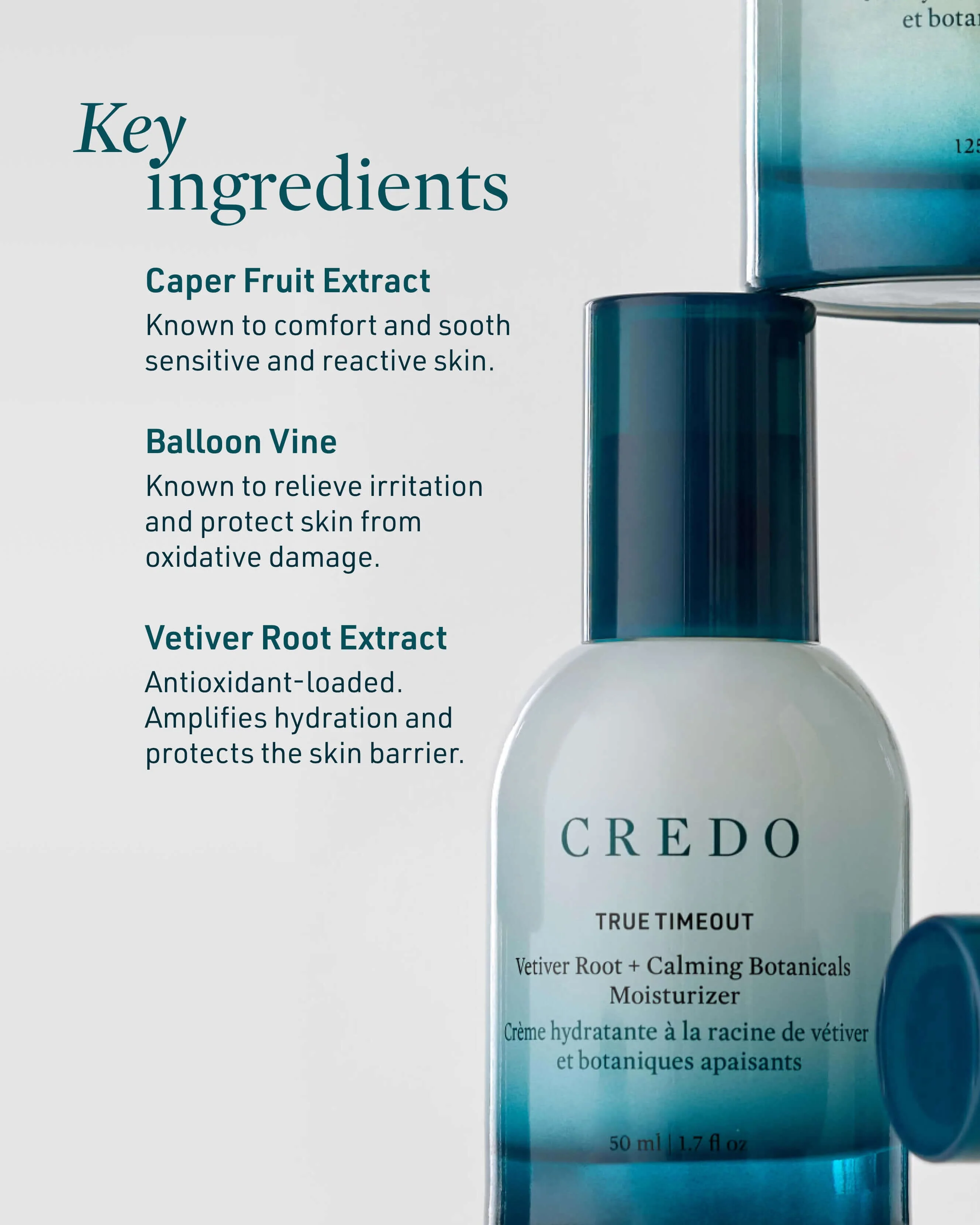 True Timeout Vetiver Root + Calming Botanicals Moisturizer for Sensitive Skin - Image 7